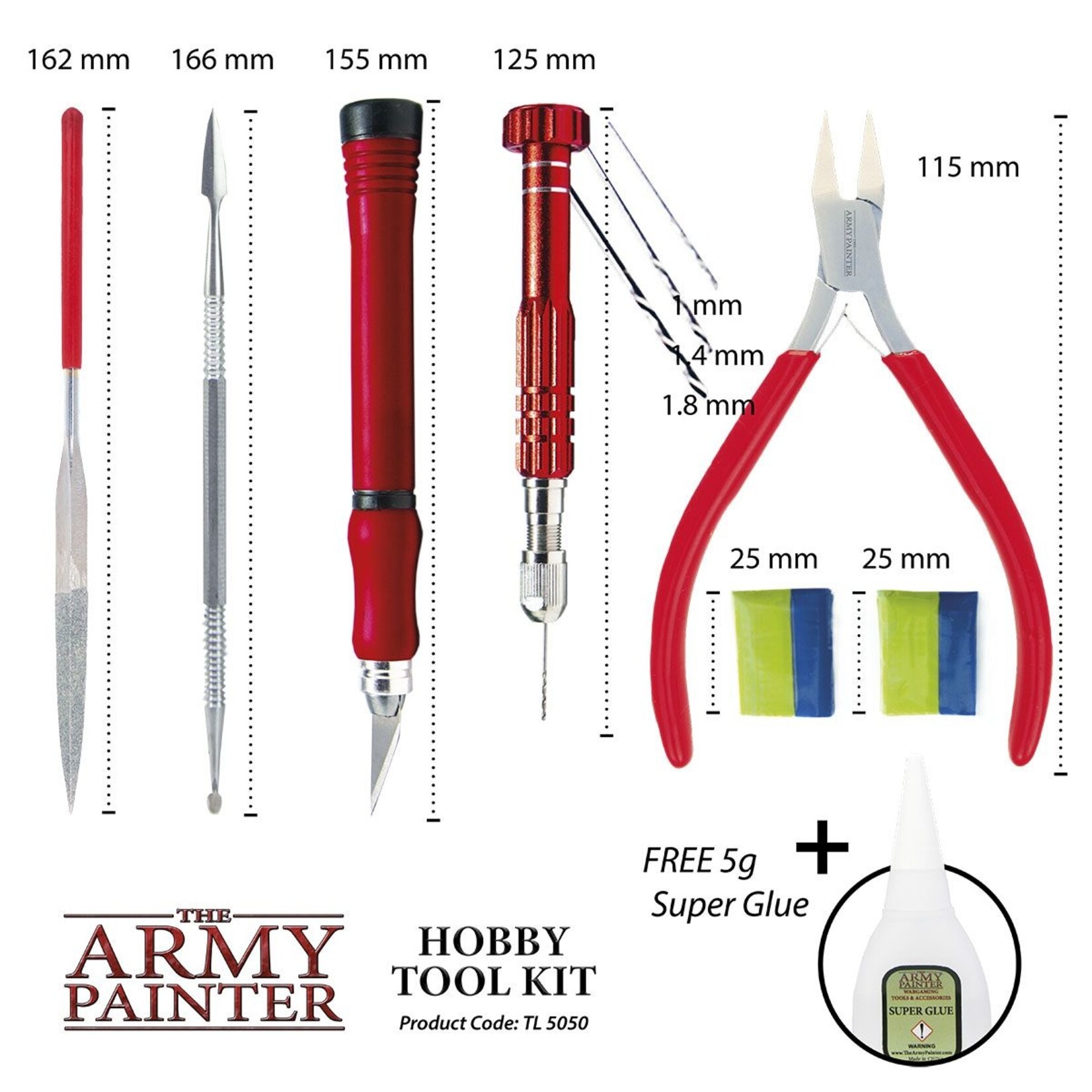 The Army Painter TL5050 - Hobby Tool Kit