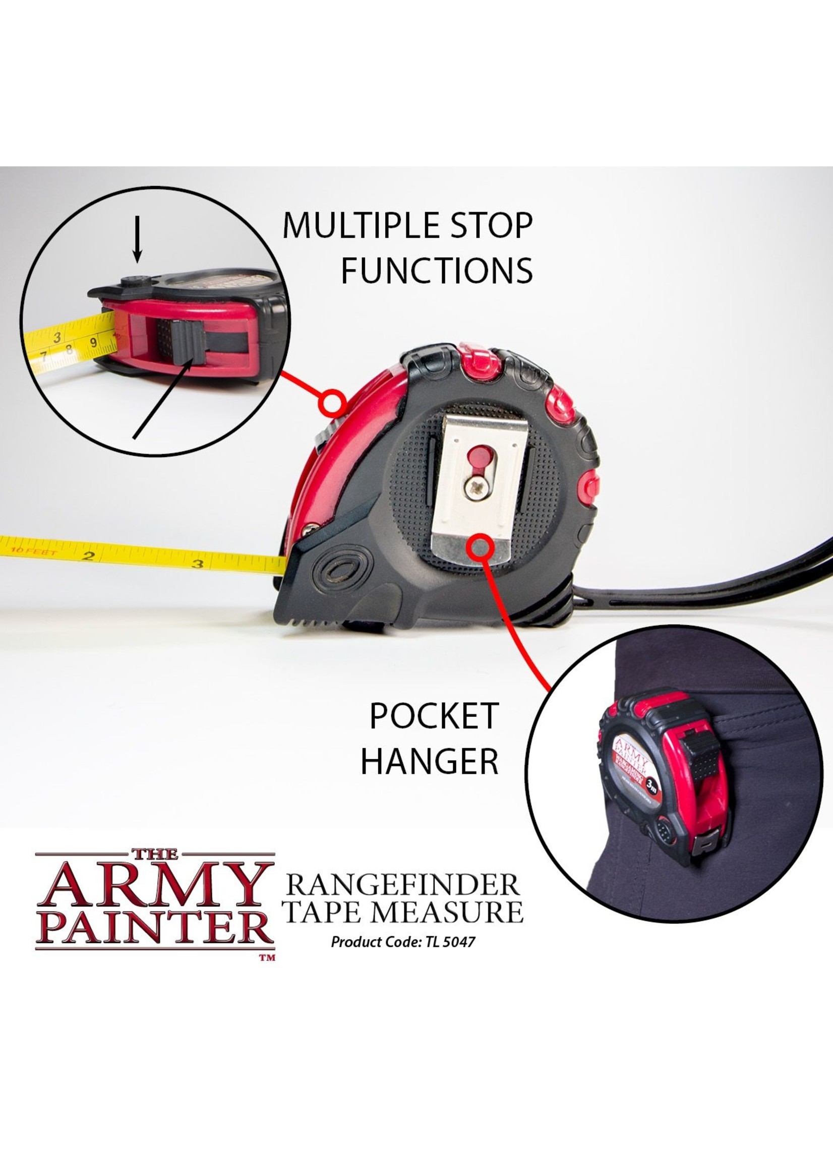 The Army Painter TL5047 - Rangefinder Tape Measure