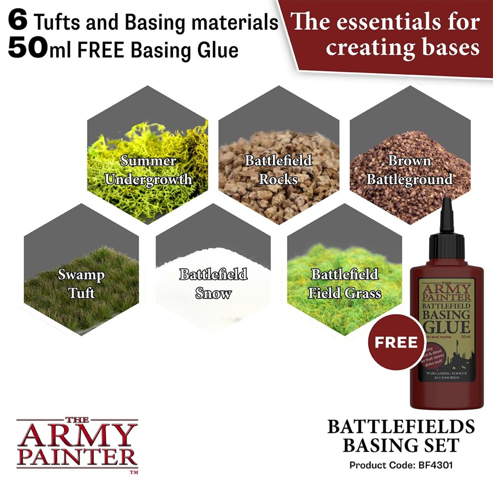 The Army Painter BF4301 - Battlefields Basing Set