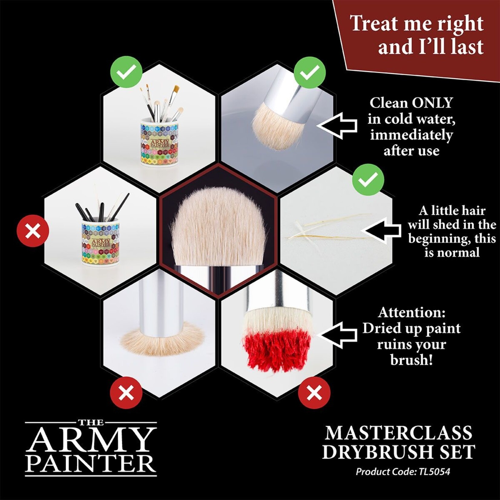 The Army Painter TL5065 - Masterclass: Drybrush Set