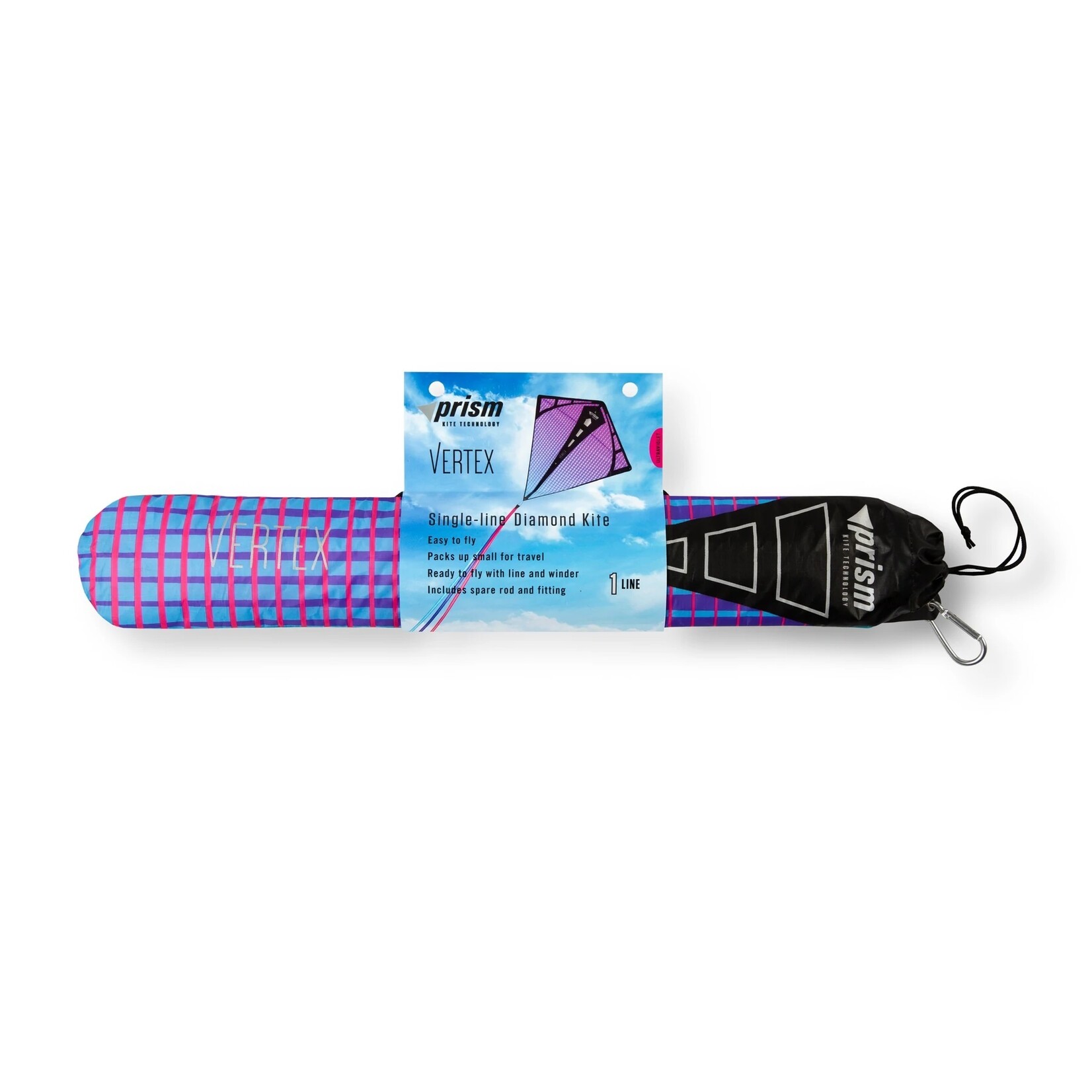 Prism Vertex Ultraviolet - Single Line Kite