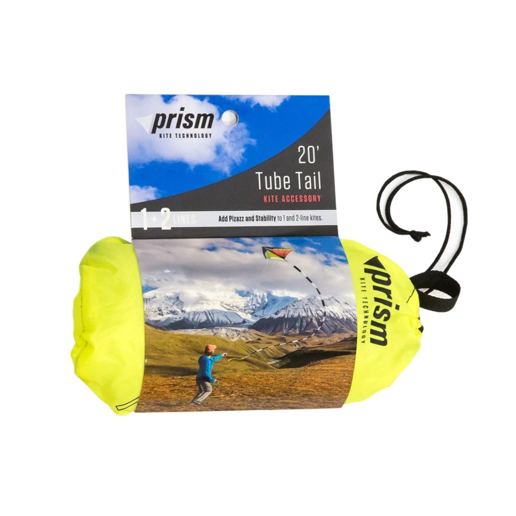 Prism 20' Tube Tail - Black & White