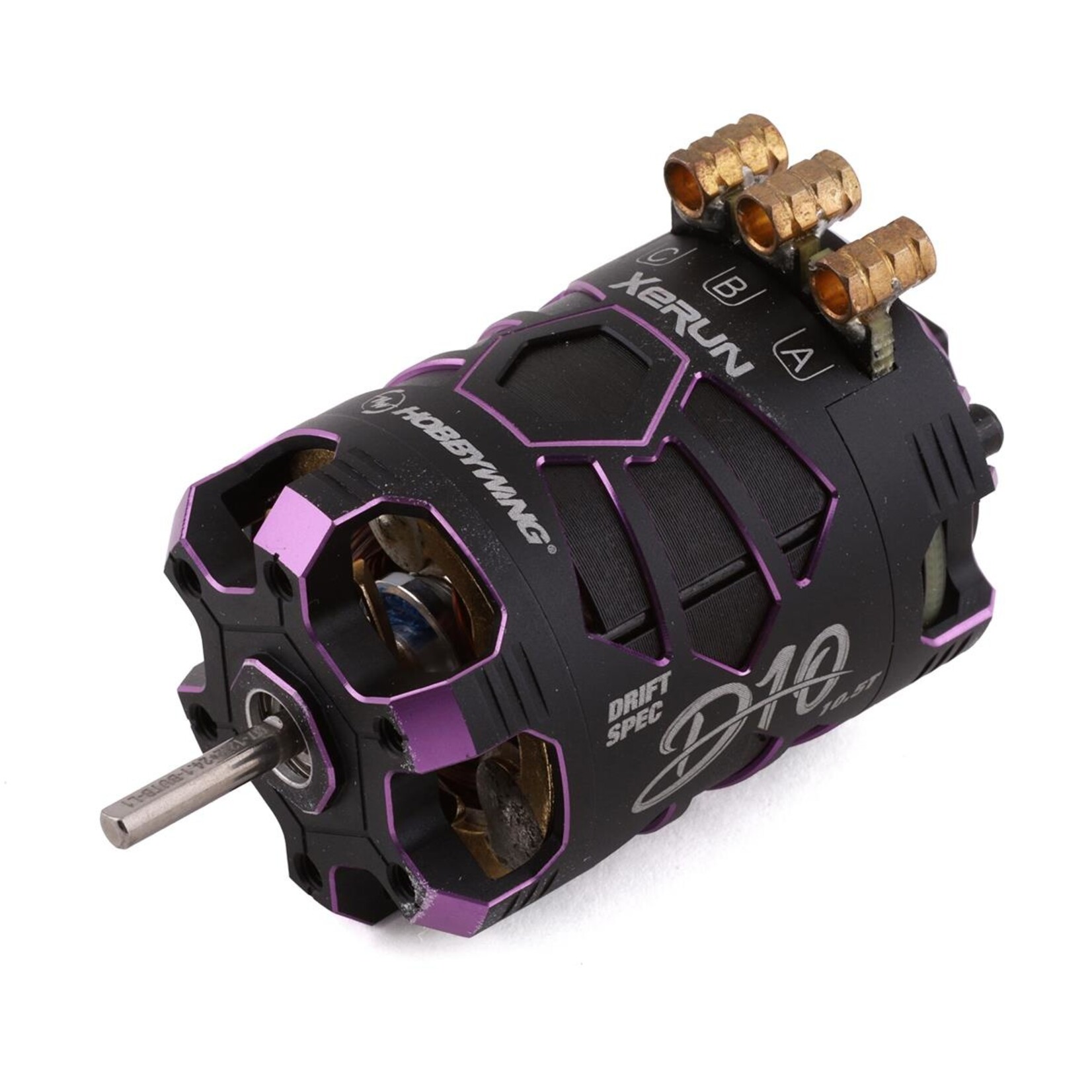 HobbyWing 30401136 - Xerun D10 Brushless Drift Motor - 10.5T Spirit Purple