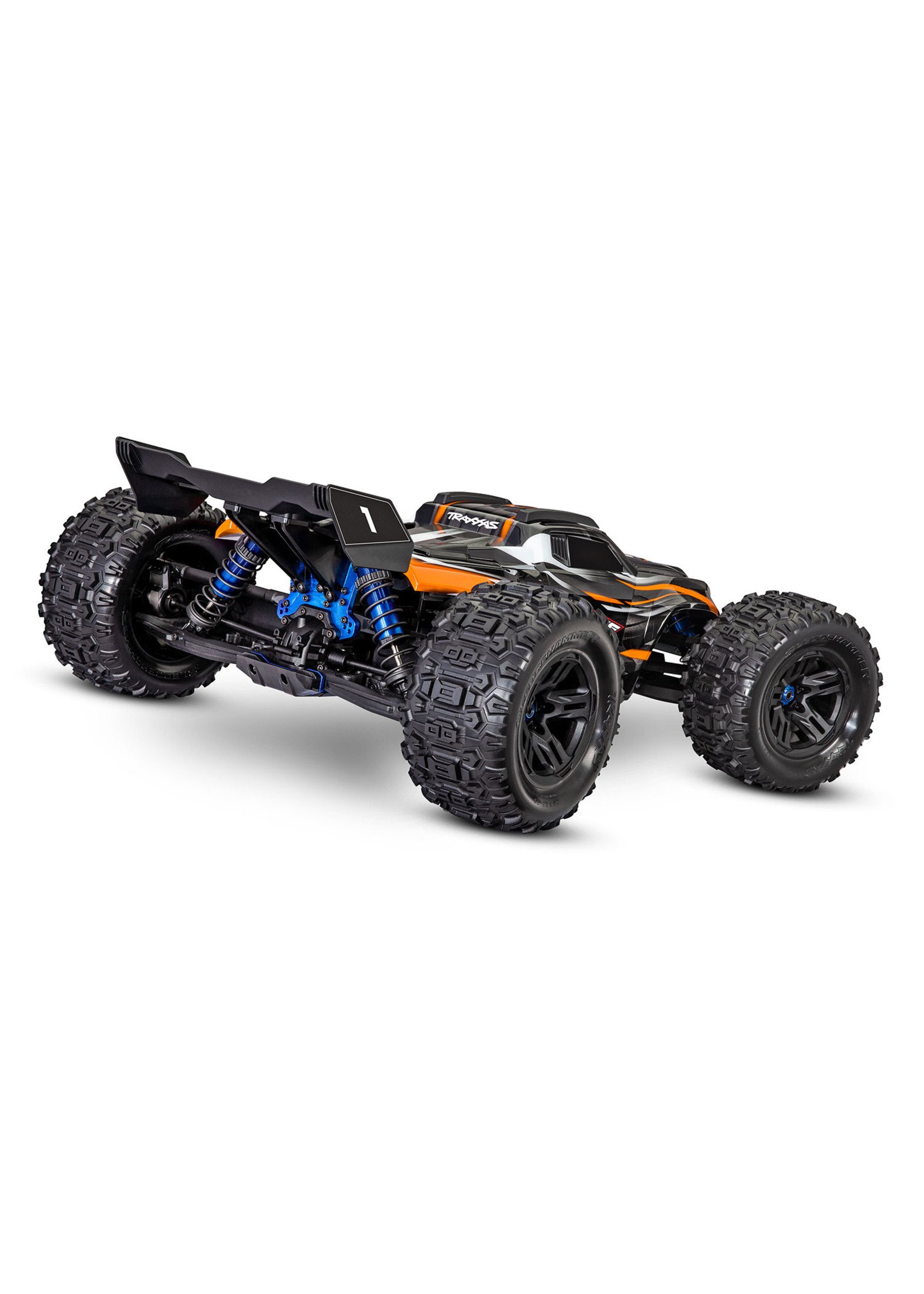 Traxxas 950764 - 1/8 Sledge 4WD RTR Brushless Monster Truck - Orange - Hub  Hobby