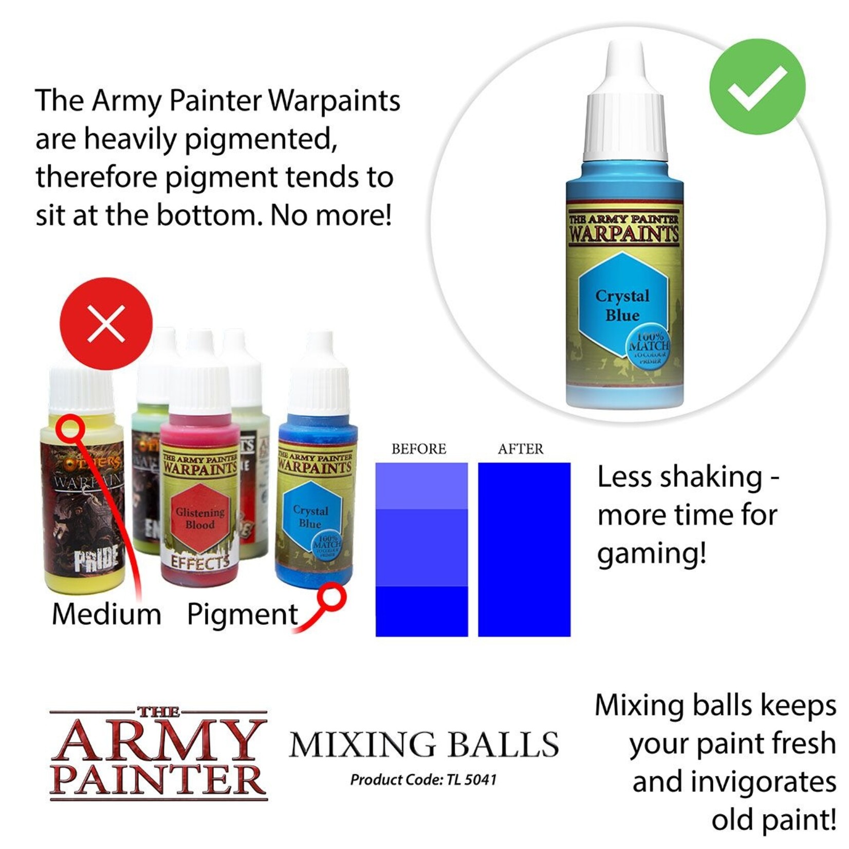 The Army Painter AMYTL5041 - Mixing Balls
