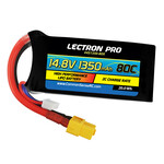 Common Sense RC Lectron Pro 14.8V 1350mAh 80C Lipo Battery