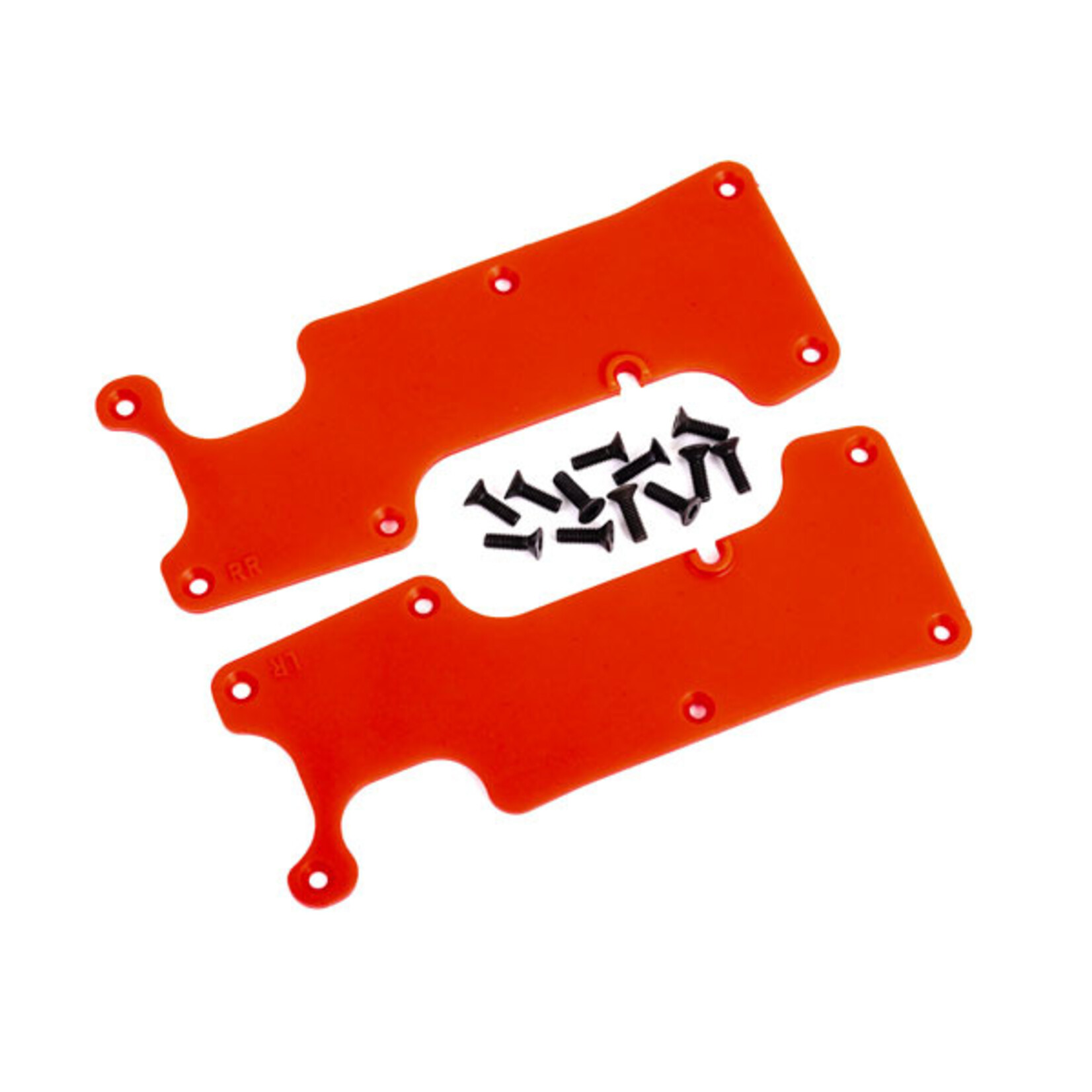Traxxas 9634R - Suspension Arm Covers, Rear, Left & Right - Red