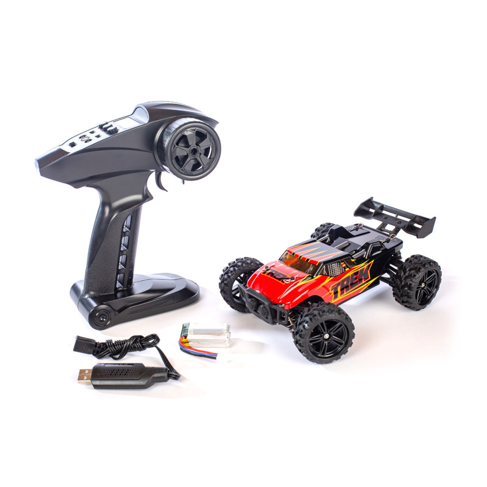 Rage RC 1/24 Mini Trek RTR Truggy - Red