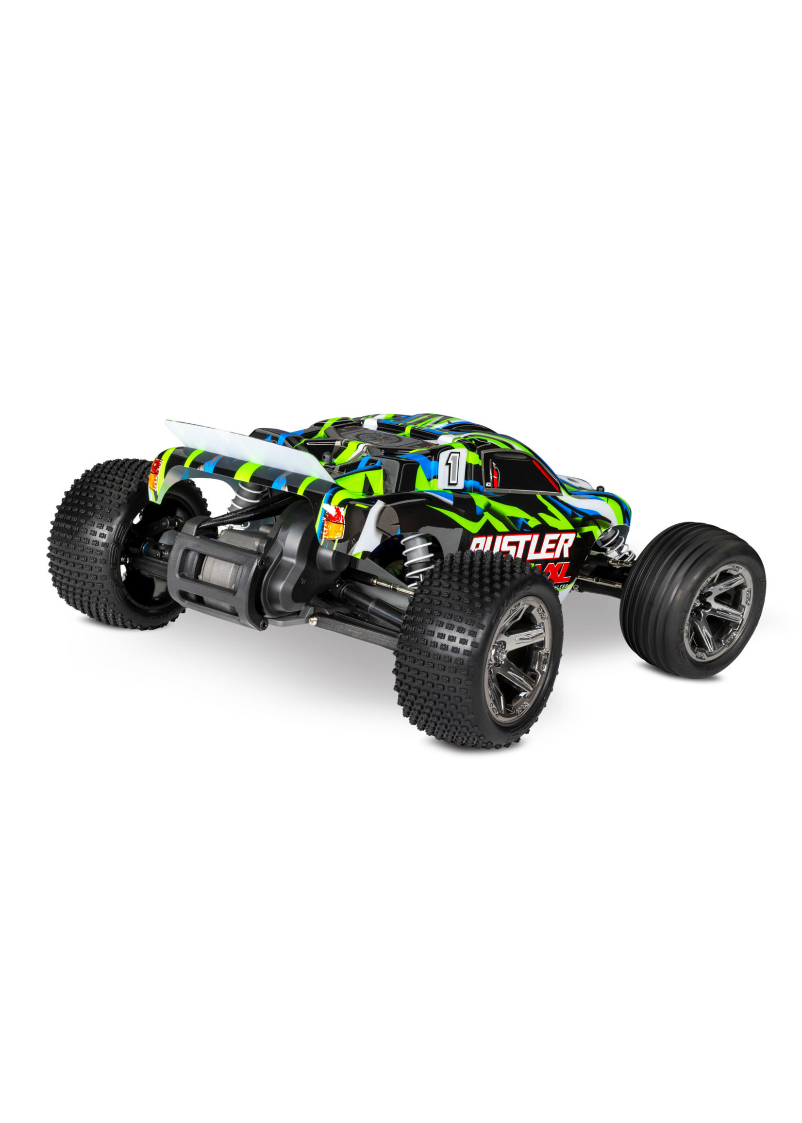 Traxxas 1/10 Rustler VXL 2WD RTR Stadium Truck with Magnum 272R - Green