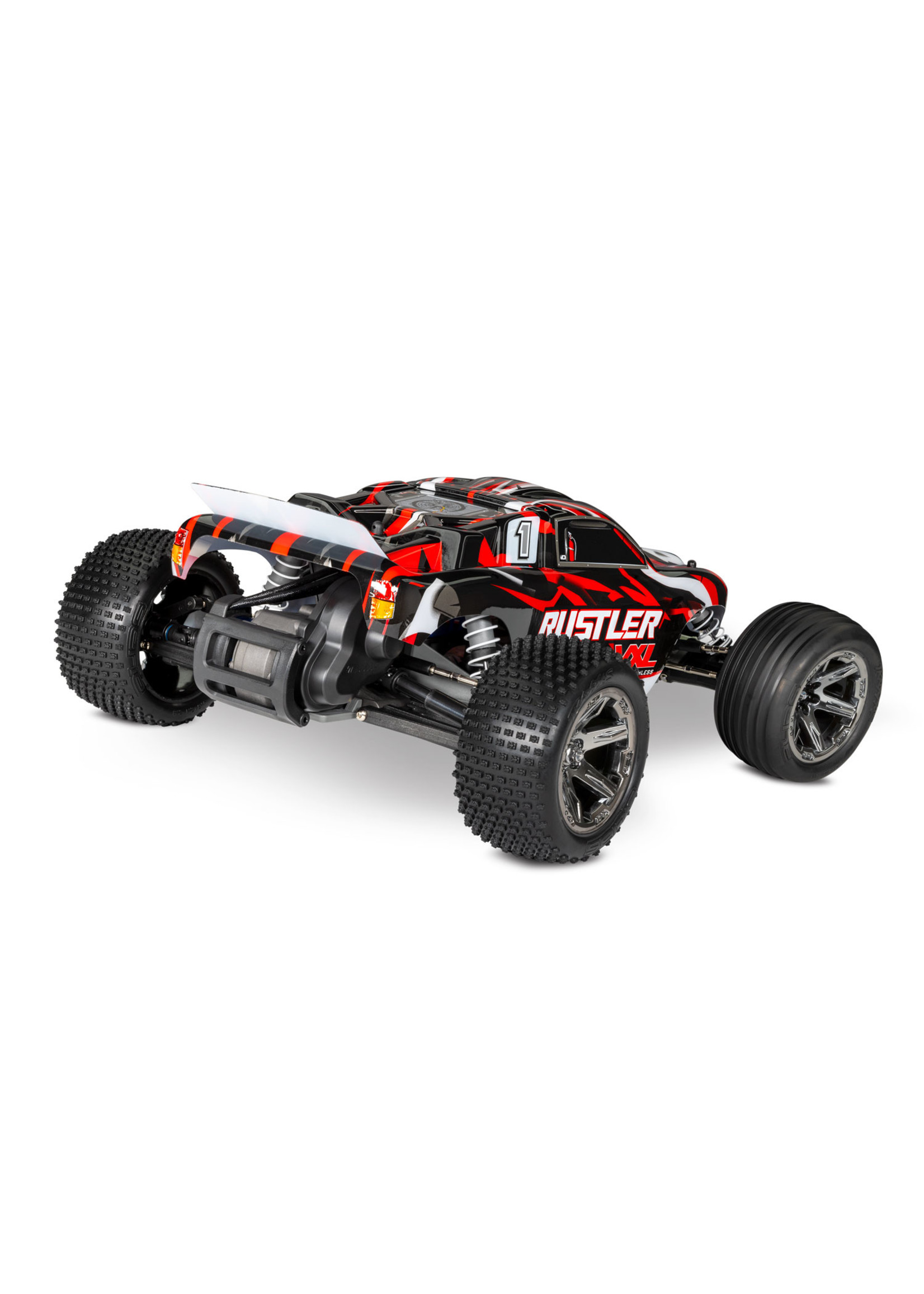 Traxxas 1/10 Rustler VXL 2WD RTR Stadium Truck with Magnum 272R - Red