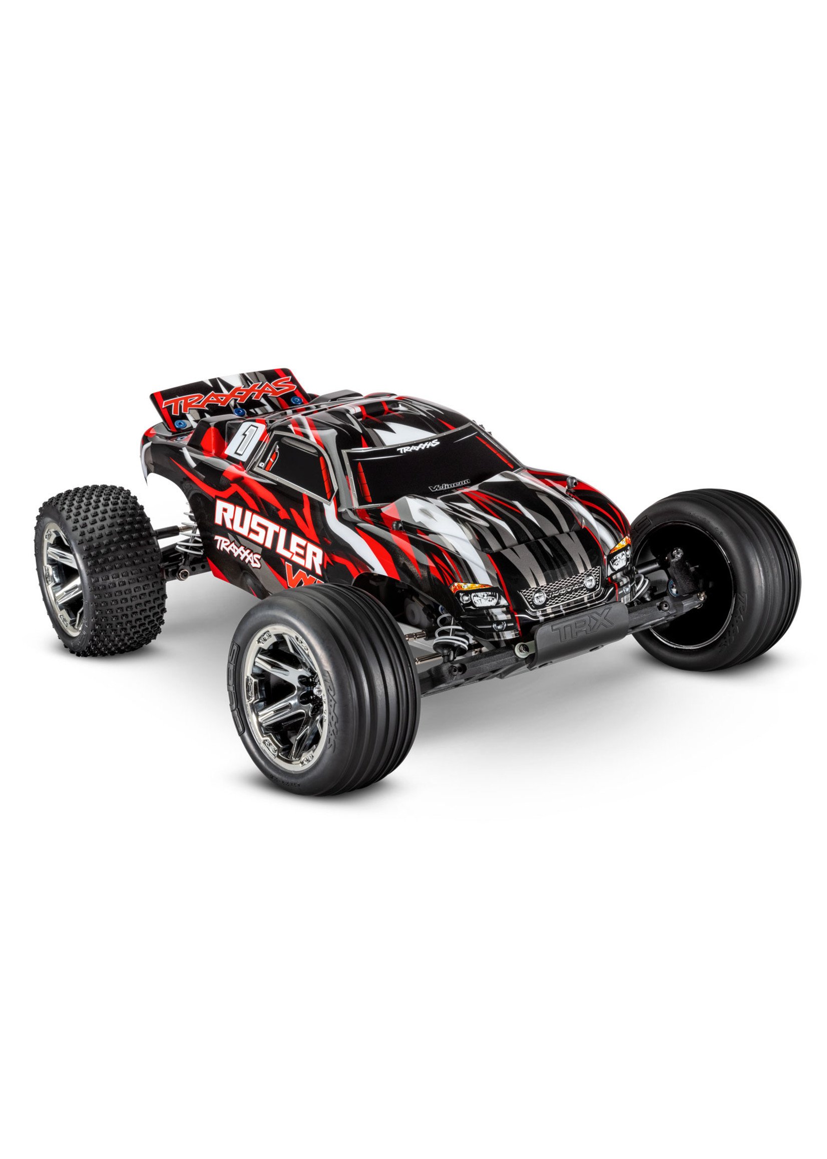 Traxxas 1/10 Rustler VXL 2WD RTR Stadium Truck with Magnum 272R - Red