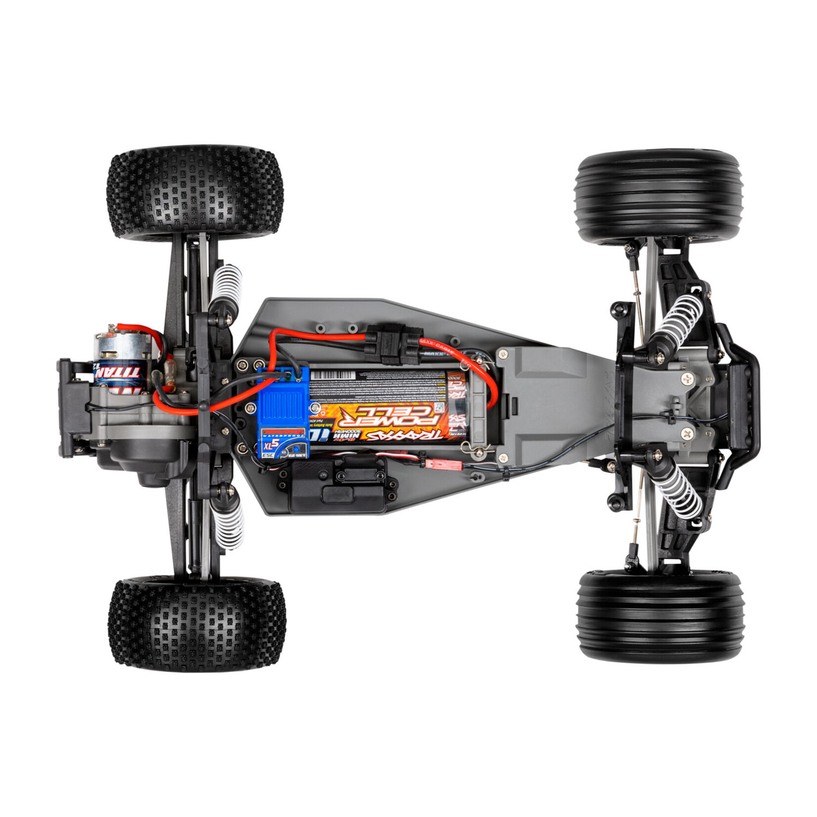 Traxxas 1/10 Rustler 2WD RTR Stadium Truck with Lights - Red