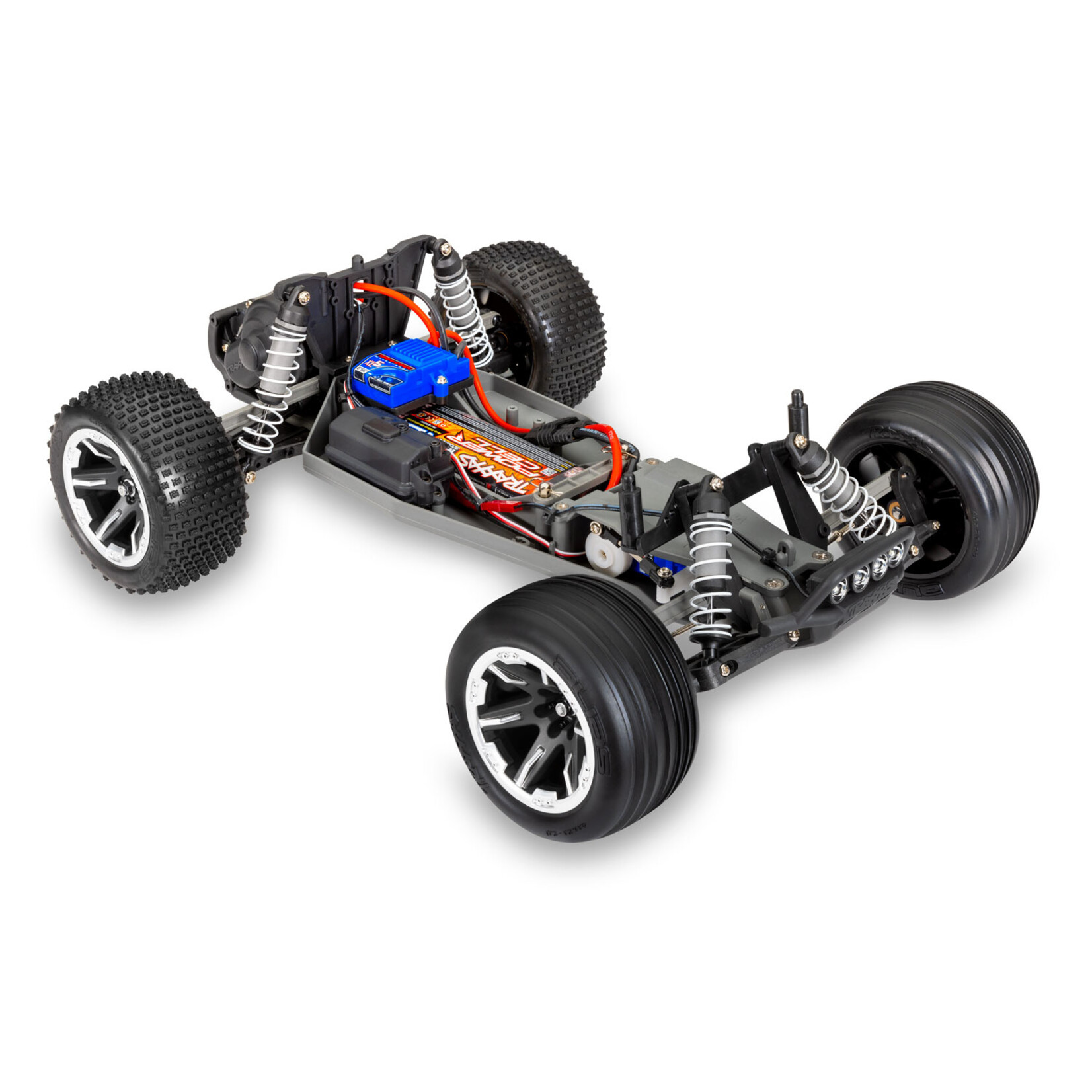 Traxxas 1/10 Rustler 2WD RTR Stadium Truck with Lights - Red