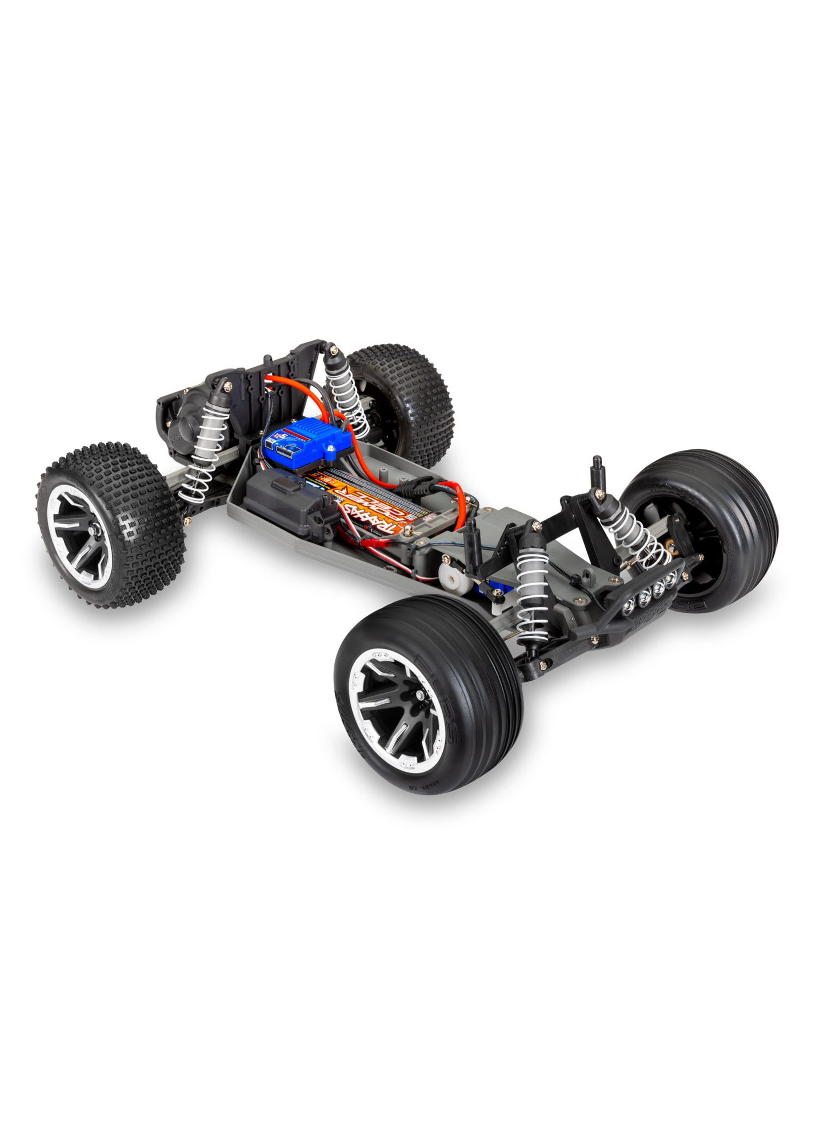 Traxxas 1/10 Rustler 2WD RTR Stadium Truck with Lights - Red