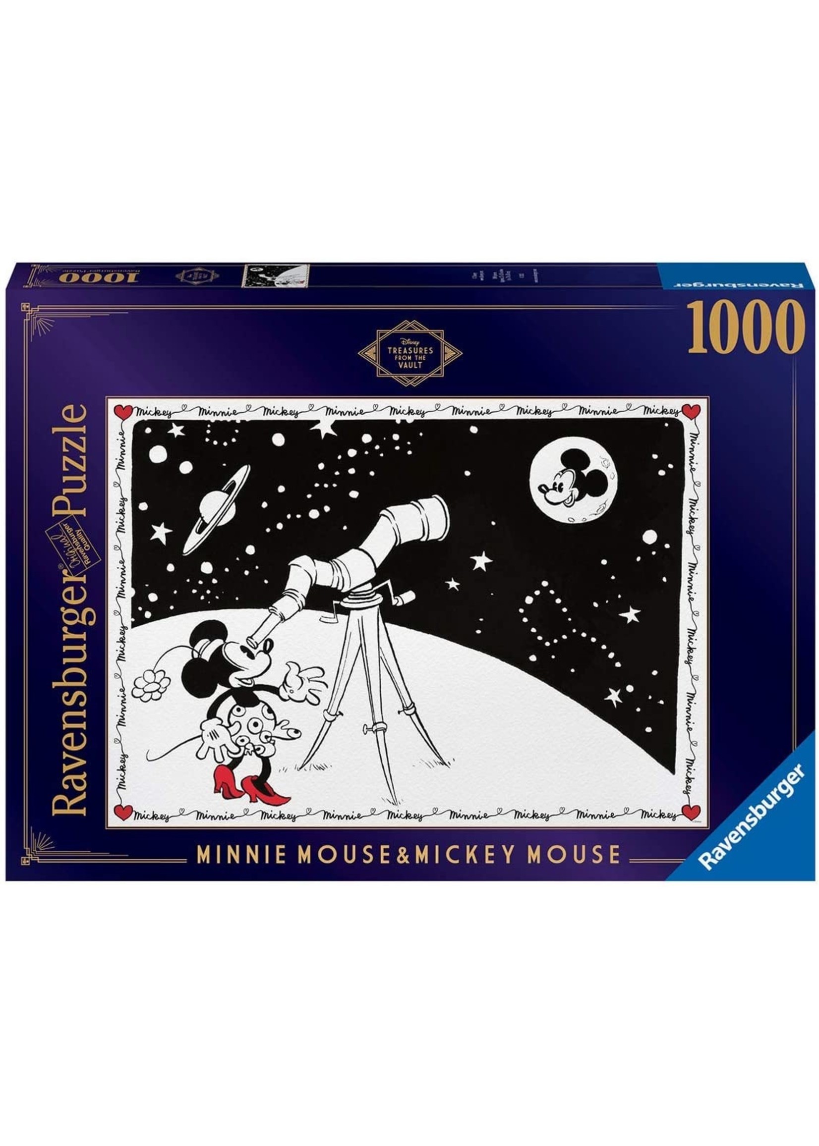 Ravensburger Disney Vault: Minnie & Mickey Sweethearts - 1000 Piece Puzzle