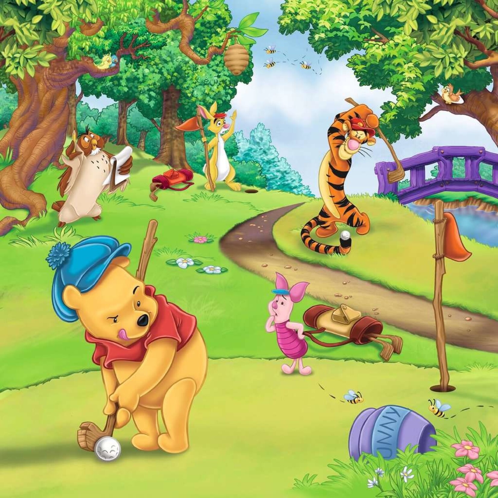 Ravensburger Winnie the Pooh - Sports Day 3 Pack - 49 Piece Puzzle