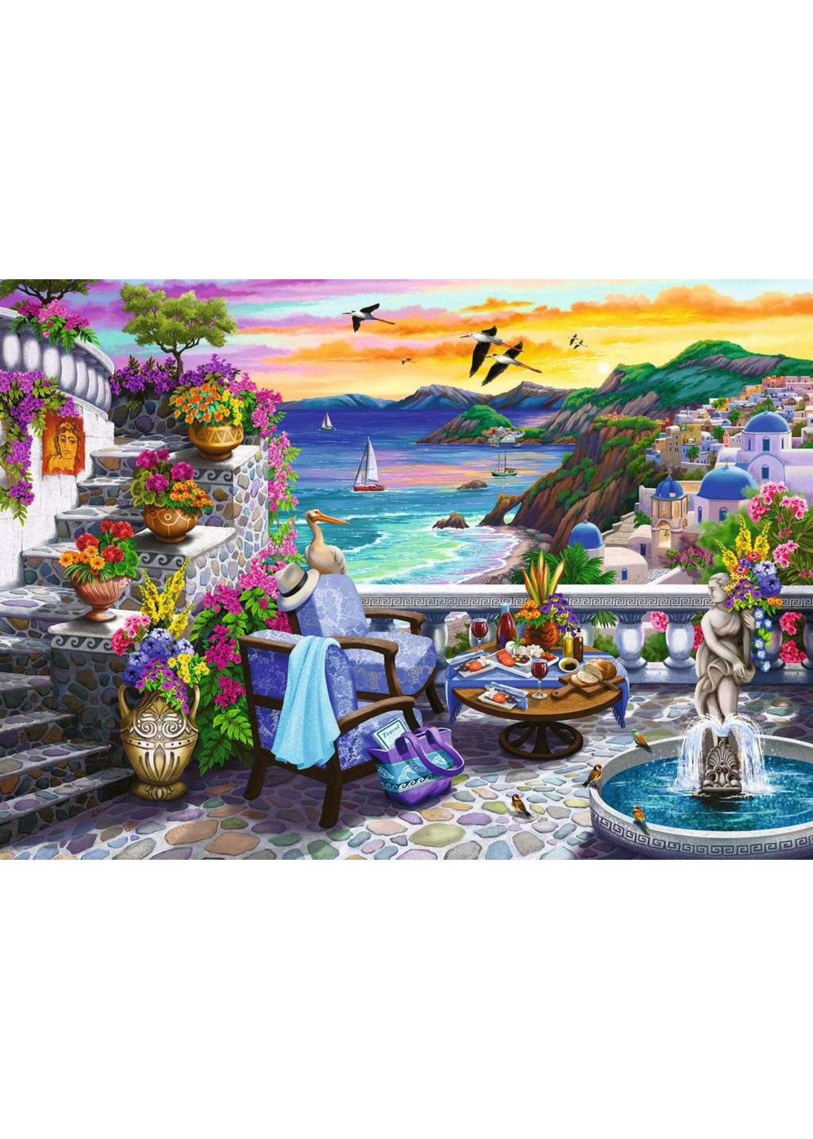 Ravensburger Santorini Sunset - 300 Piece Puzzle
