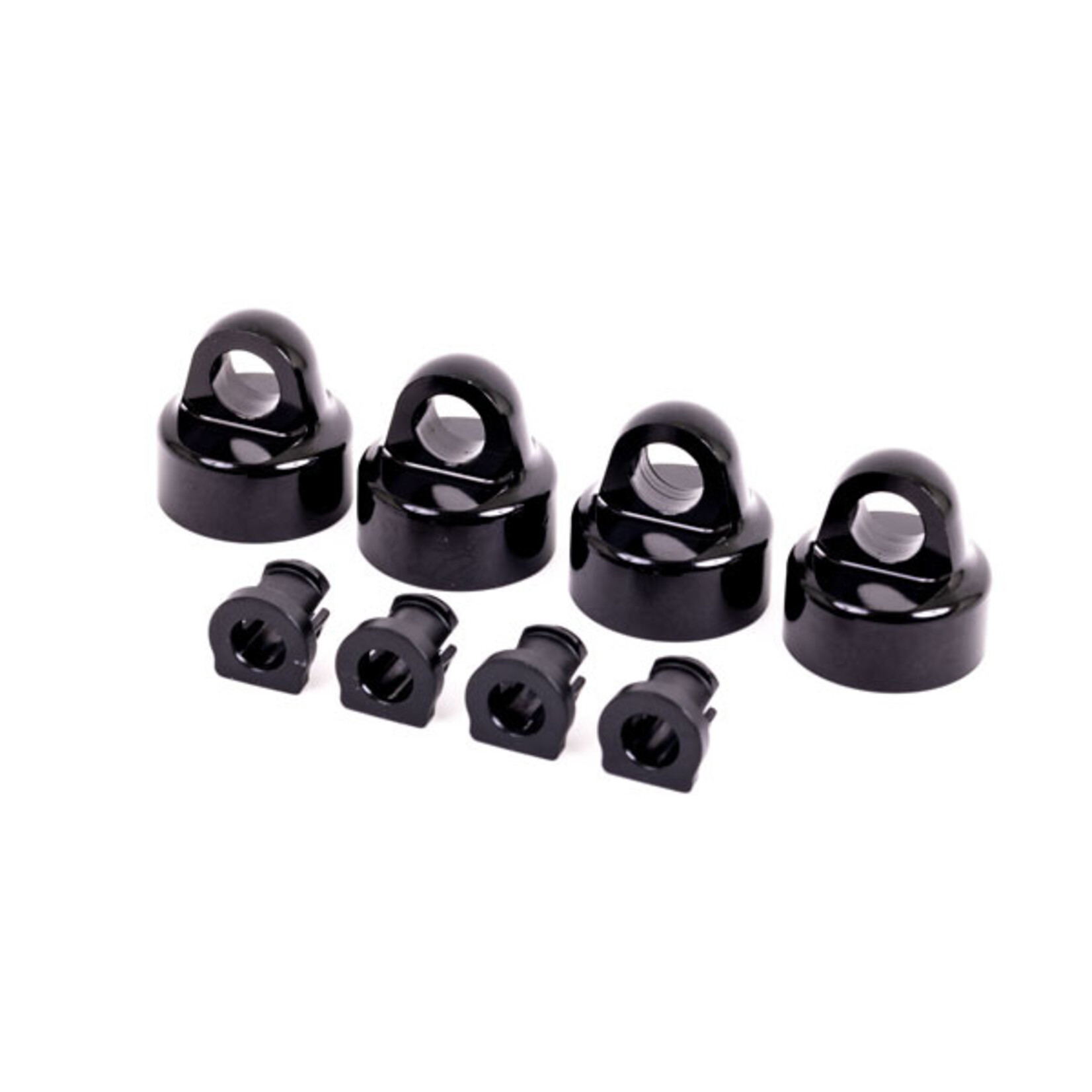 Traxxas 9664A - Aluminum Shock Caps GTX - Black