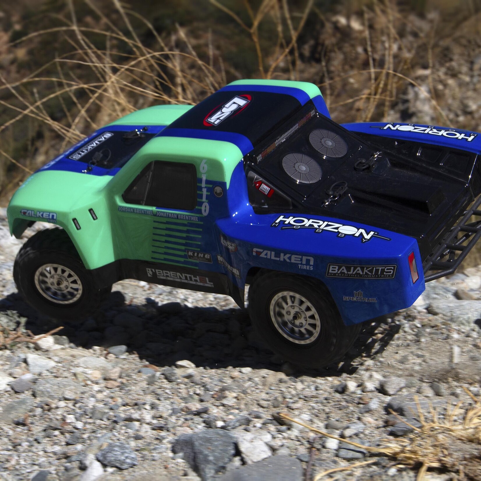 Losi 1/10 TENACITY TT Pro 4WD Brushless SCT RTR with DX3 & Smart - Falken