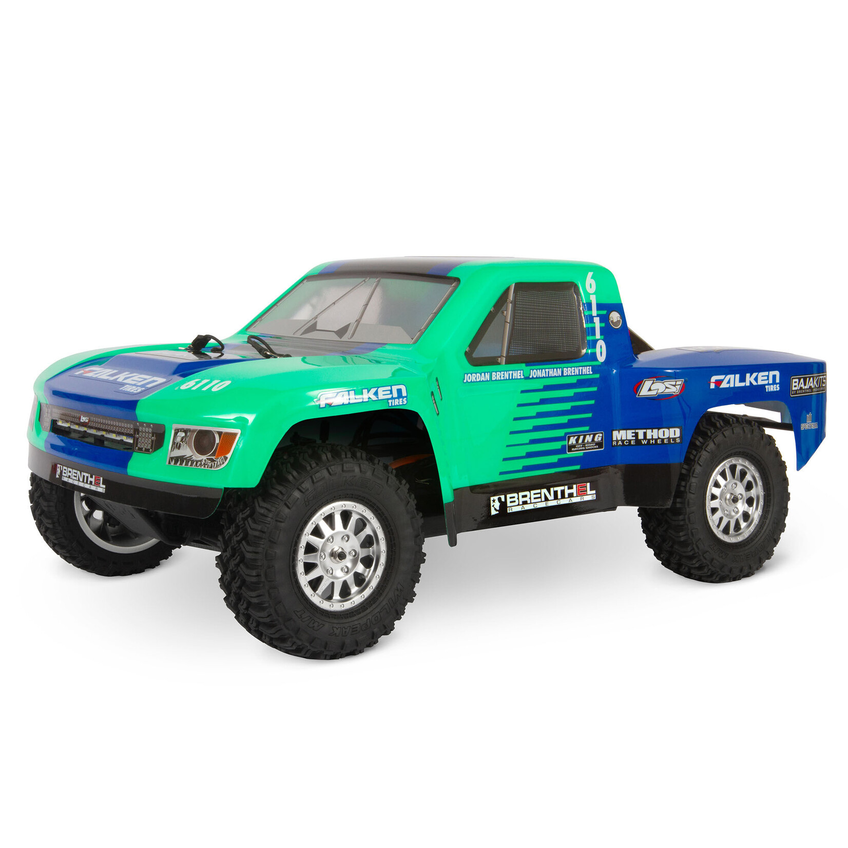 Losi 1/10 TENACITY TT Pro 4WD Brushless SCT RTR with DX3 & Smart - Falken