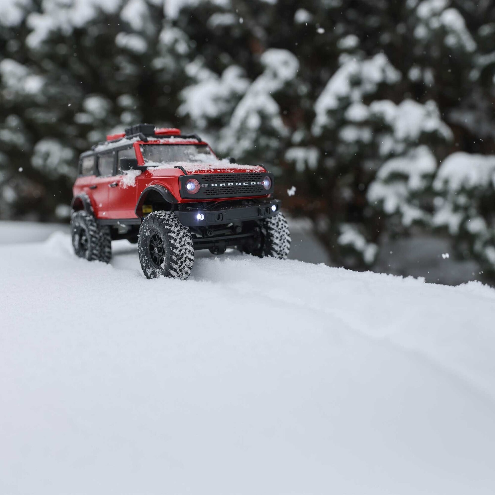 Axial 1/24 SCX24 2021 Ford Bronco 4WD Truck Brushed RTR - Red