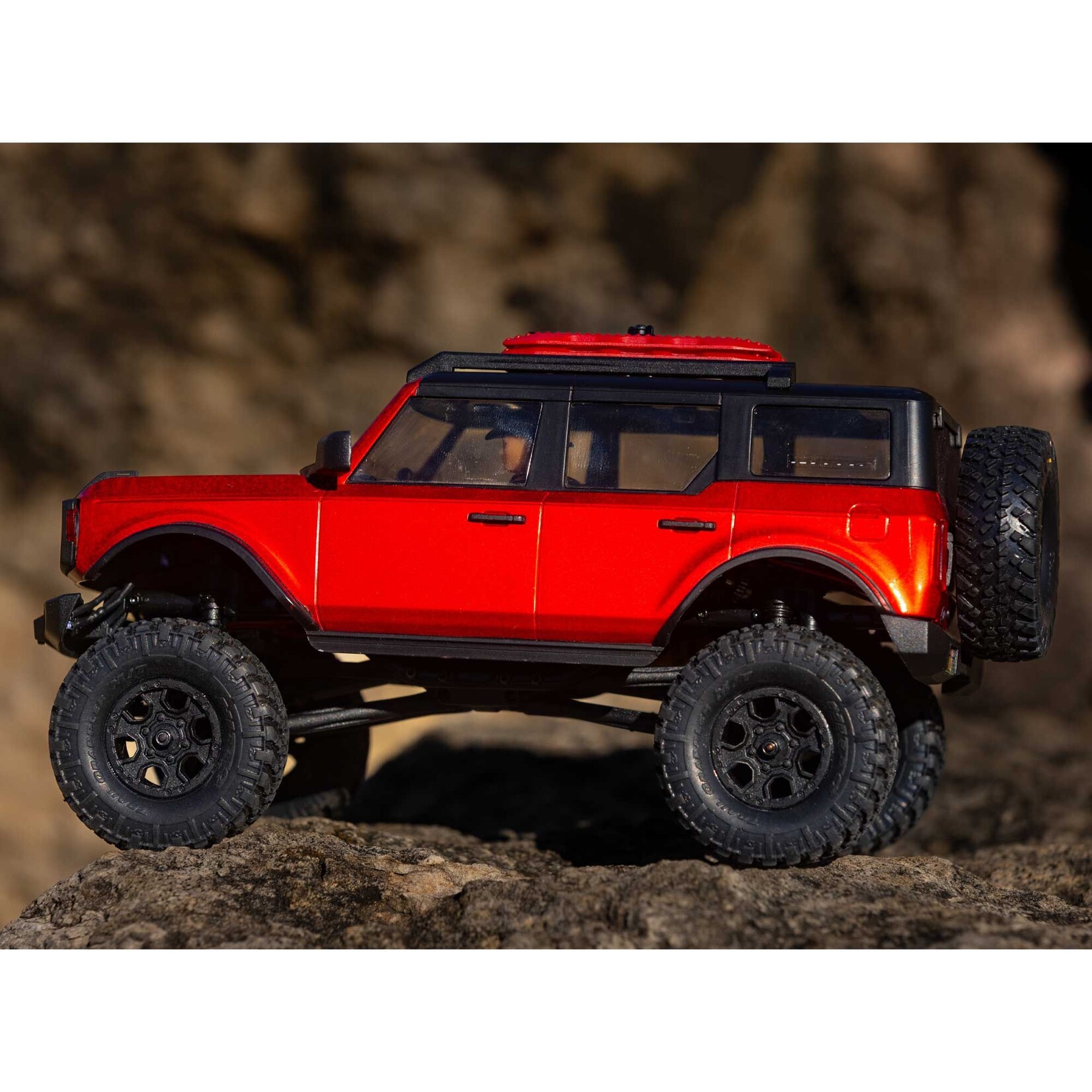 Axial 1/24 SCX24 2021 Ford Bronco 4WD Truck Brushed RTR - Red