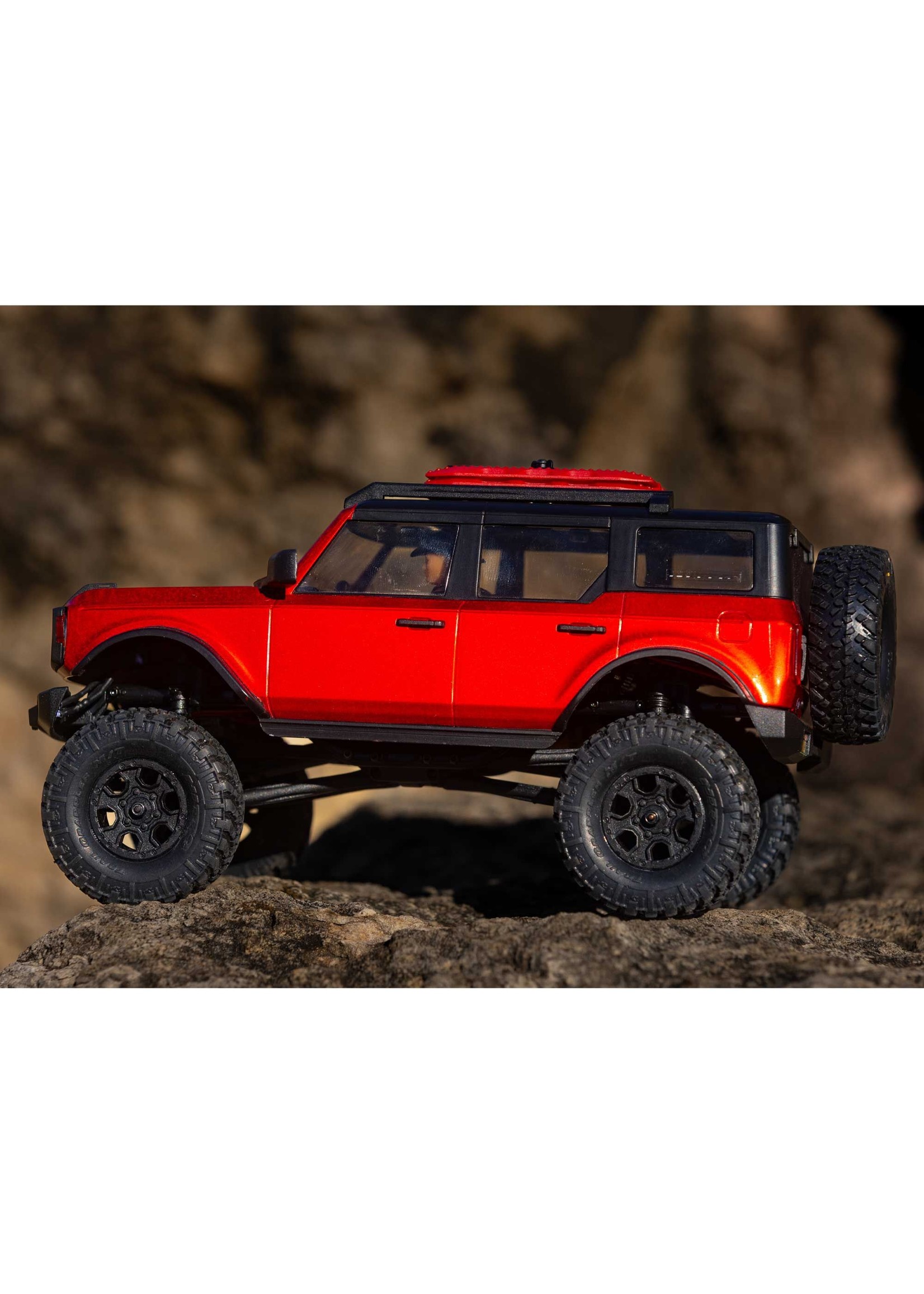 Axial 1/24 SCX24 2021 Ford Bronco 4WD Truck Brushed RTR - Red