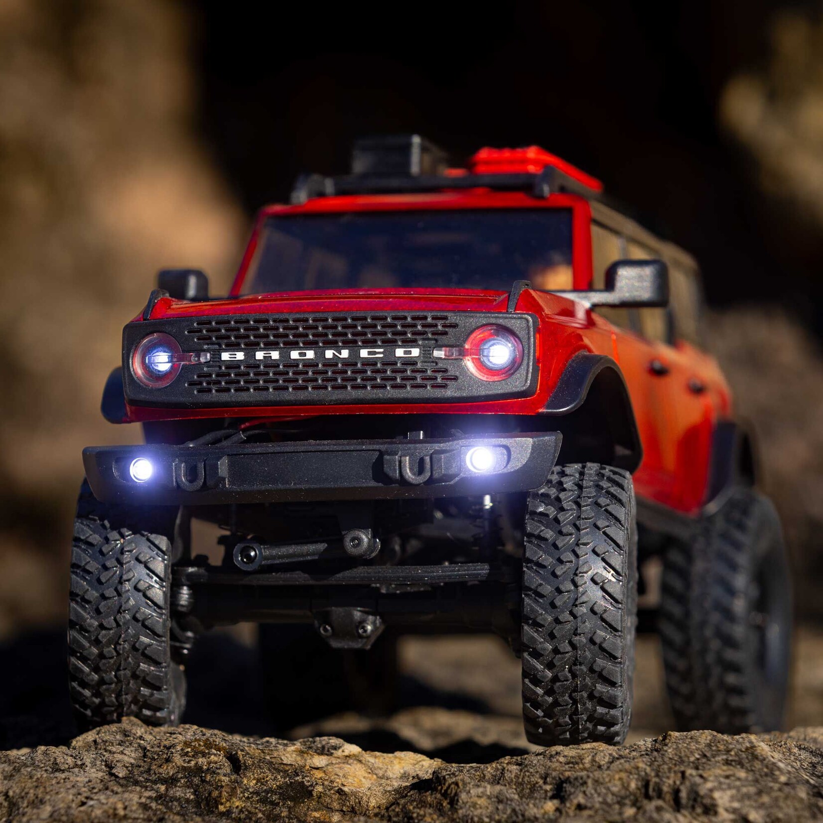 Axial 1/24 SCX24 2021 Ford Bronco 4WD Truck Brushed RTR - Red