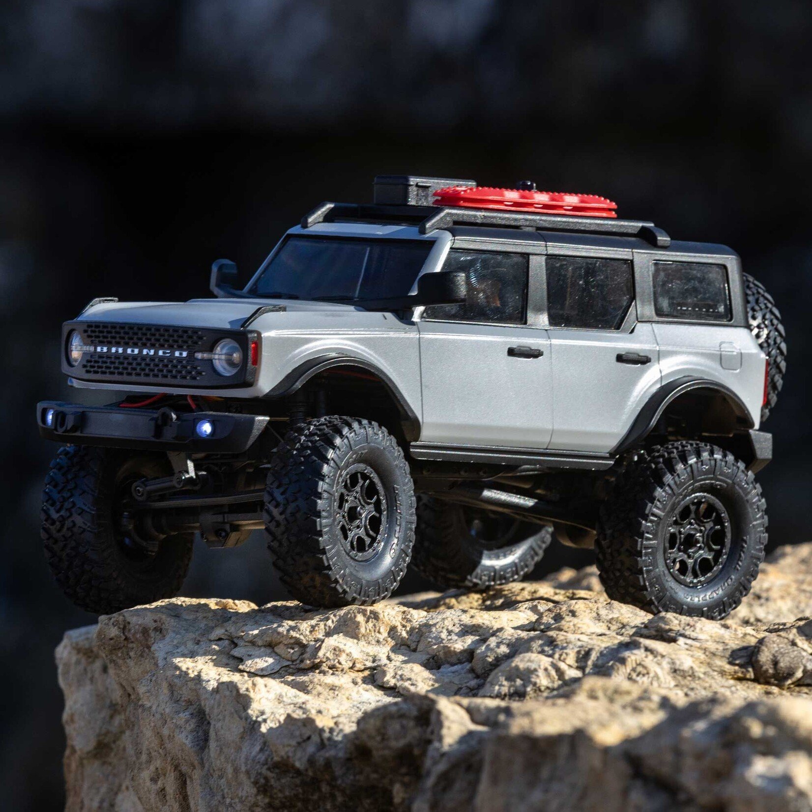 Axial 1/24 SCX24 2021 Ford Bronco 4WD Truck Brushed RTR - Grey