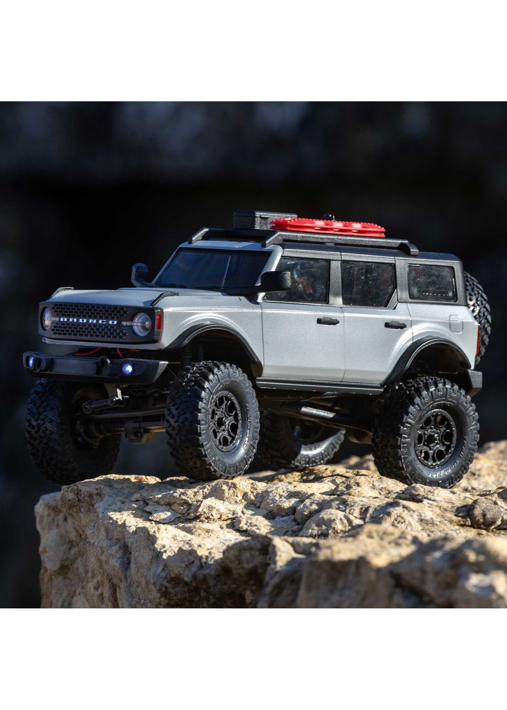 Axial 1/24 SCX24 2021 Ford Bronco 4WD Truck Brushed RTR - Grey