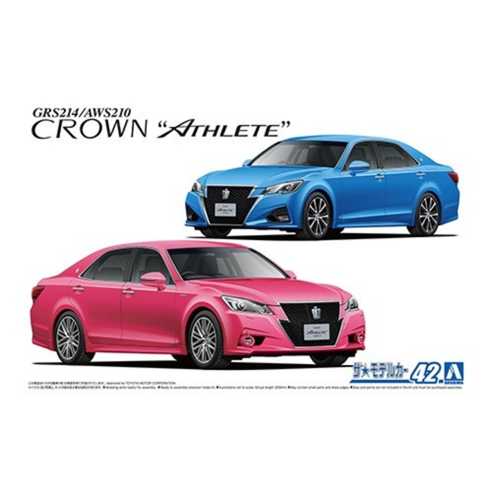 Aoshima 05876 - 1/24 2015 Toyota Crown Athlete Lexus GRS214/AWS210