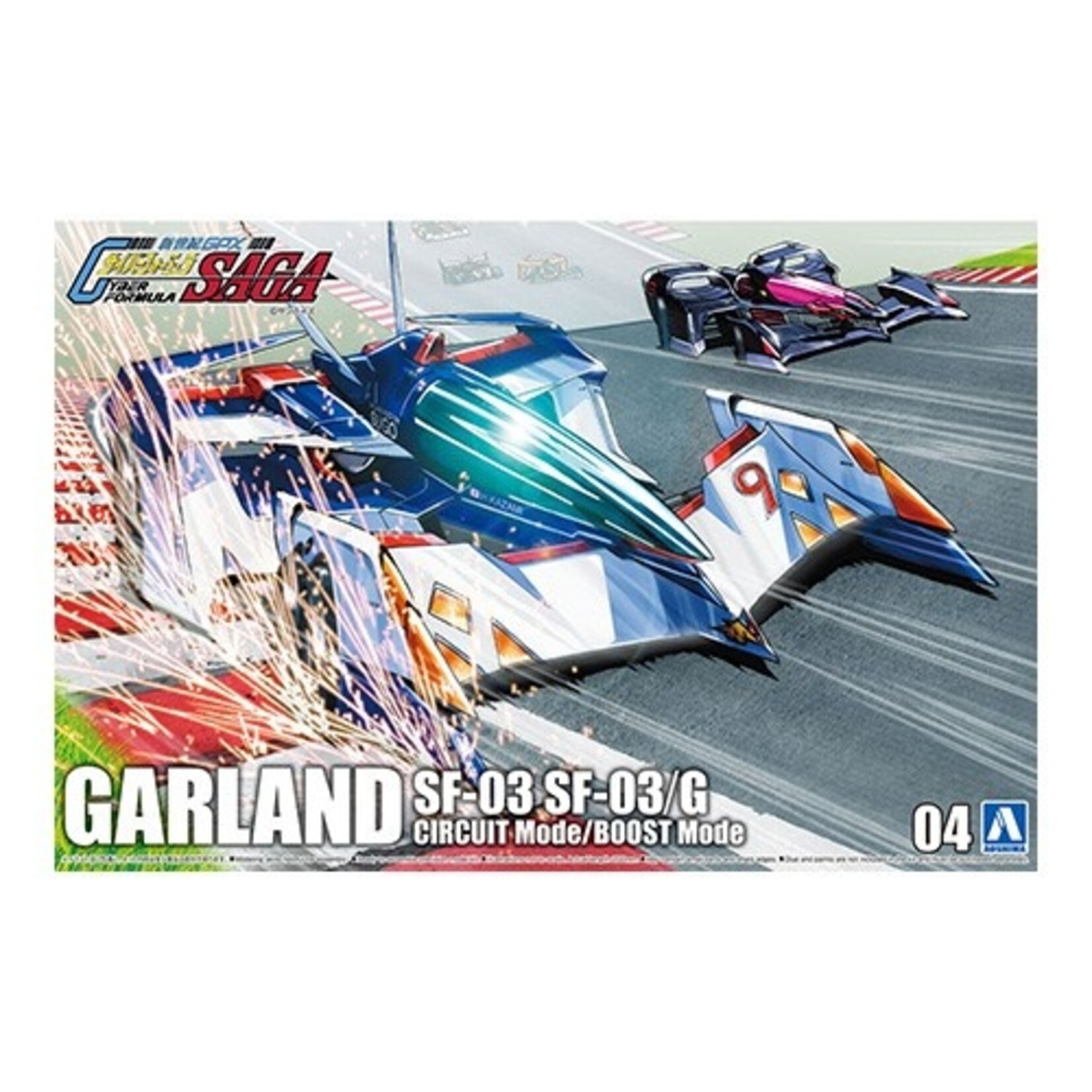 Aoshima 05906 - 1/24 Future GPX Cyber Formula Garland SF03/SF03G