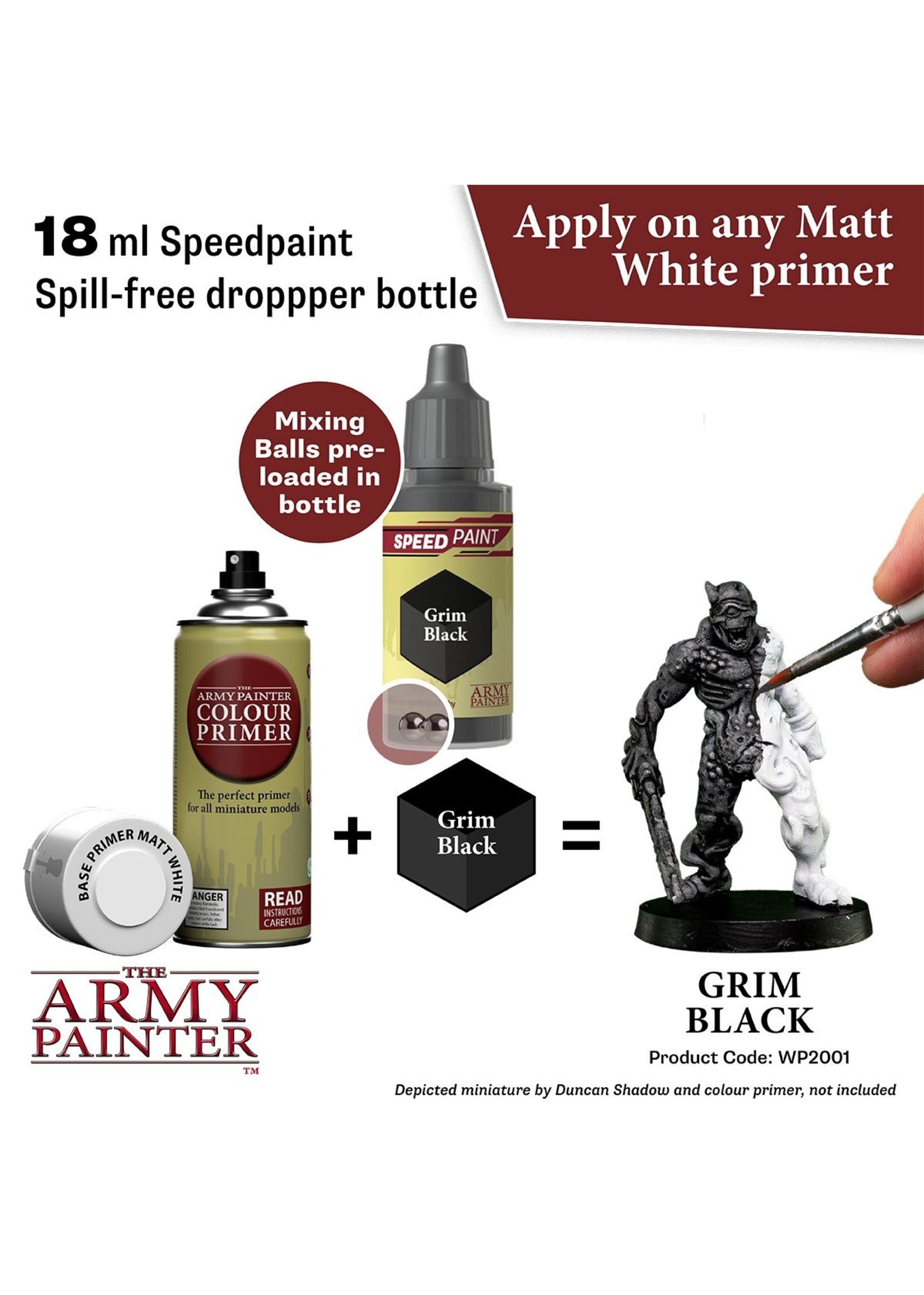 The Army Painter WP2001 - Speedpaint: Grim Black