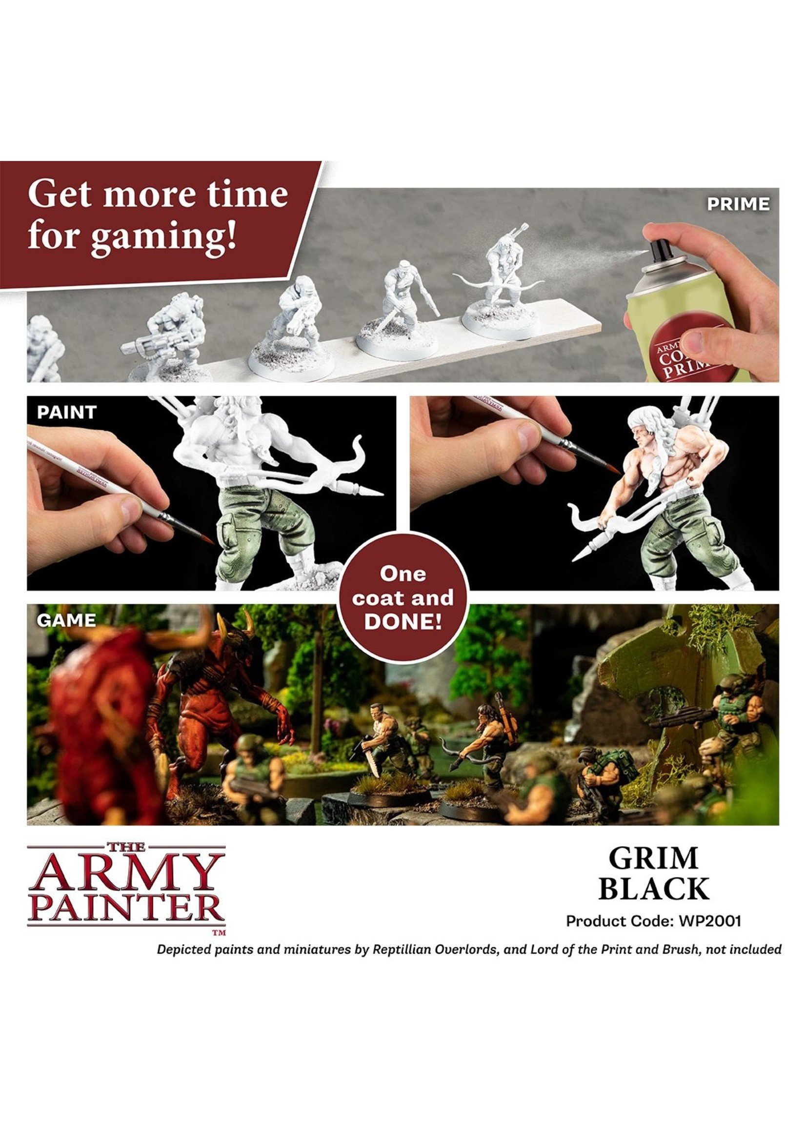 The Army Painter WP2001 - Speedpaint: Grim Black