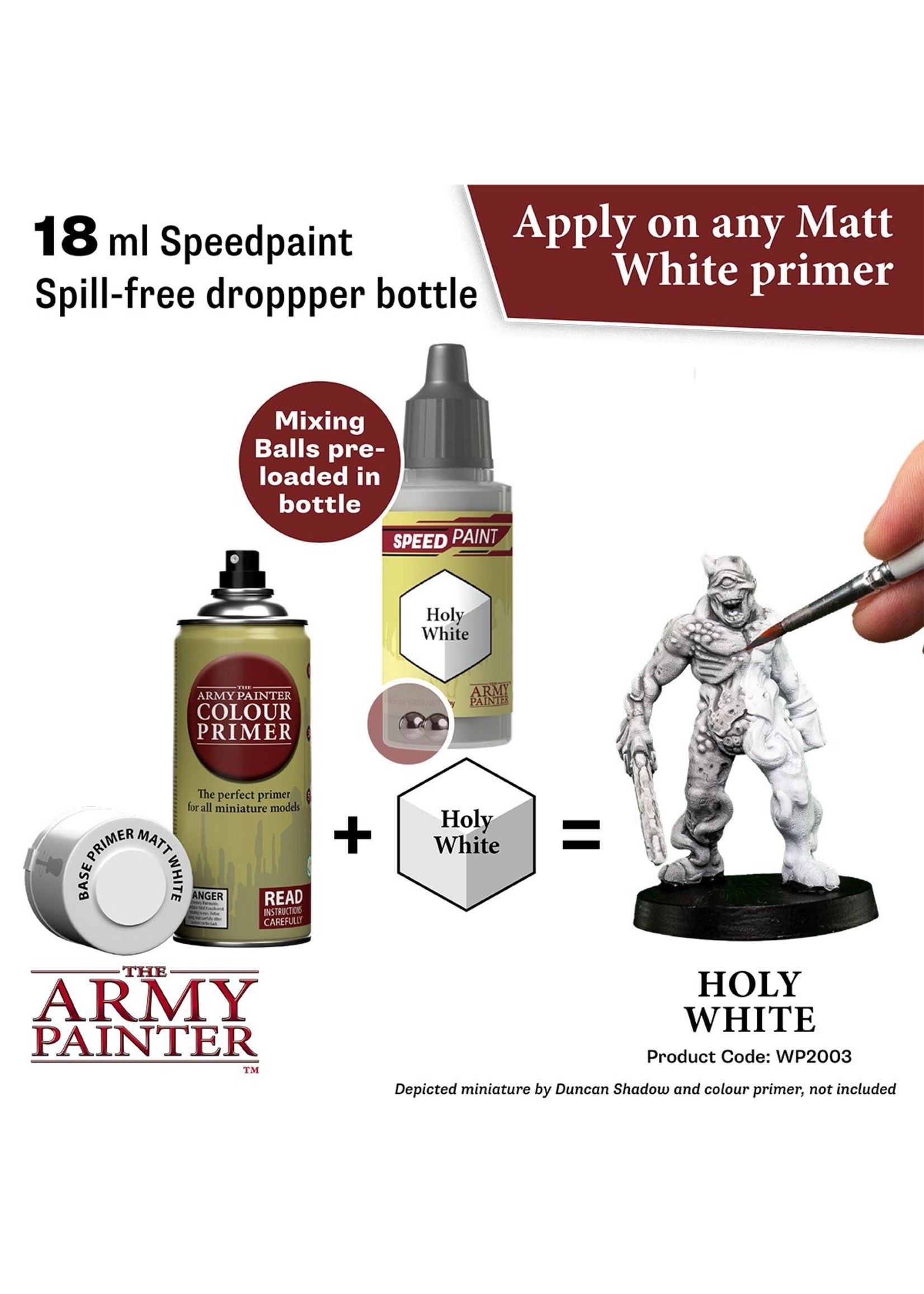 The Army Painter AMYWP2003 - Speedpaint: Holy White