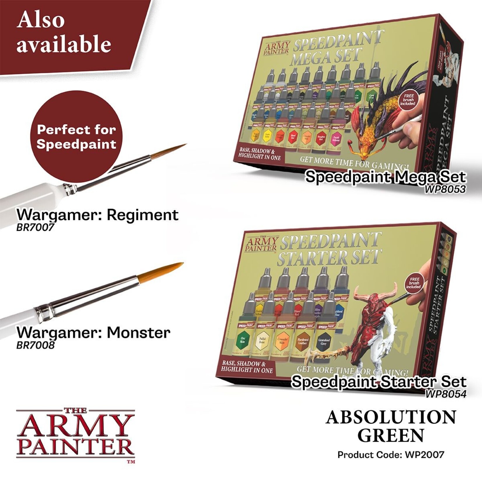 The Army Painter AMYWP2007 - Speedpaint: Absolution Green