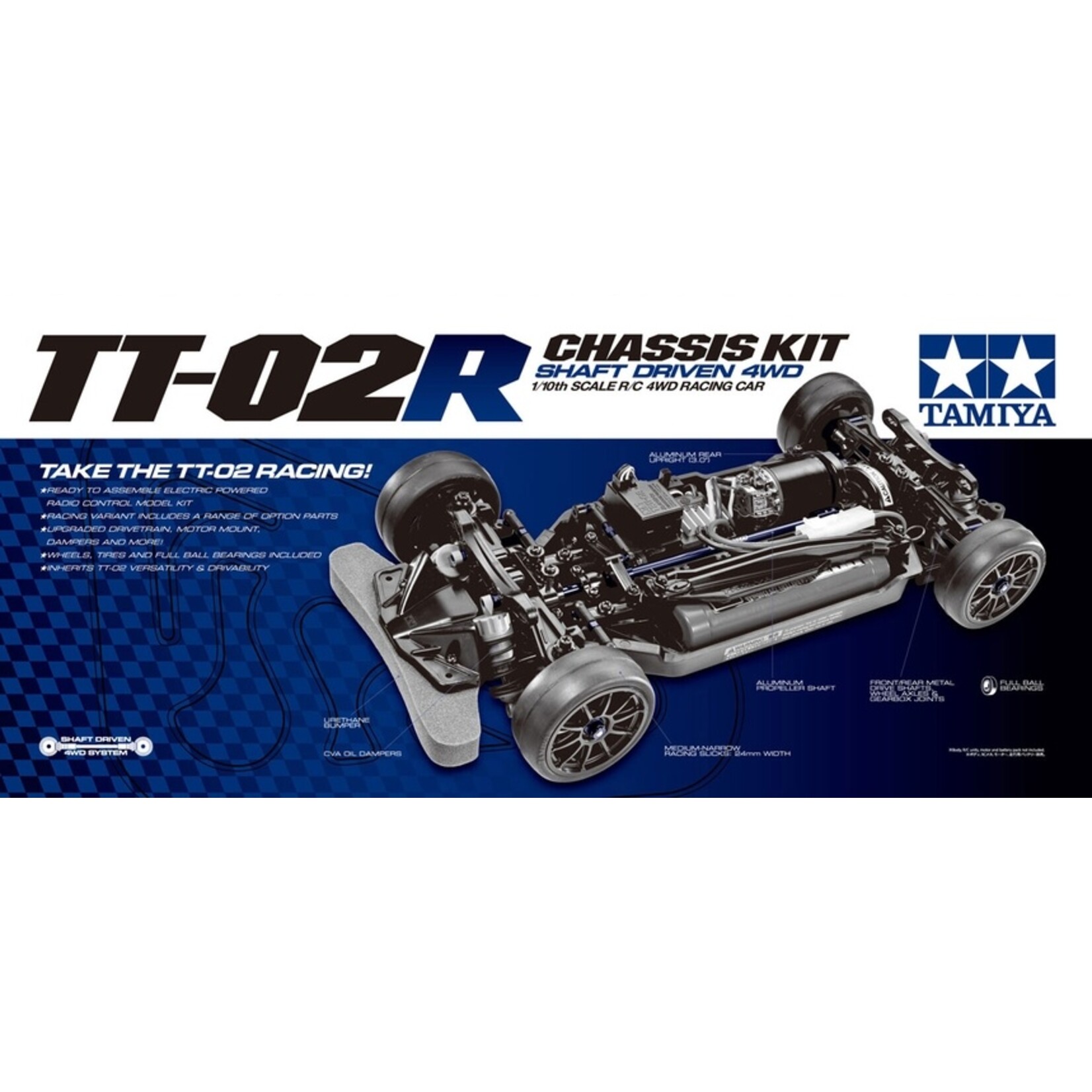 Tamiya 1/10 TT-02R Chassis 4WD Kit