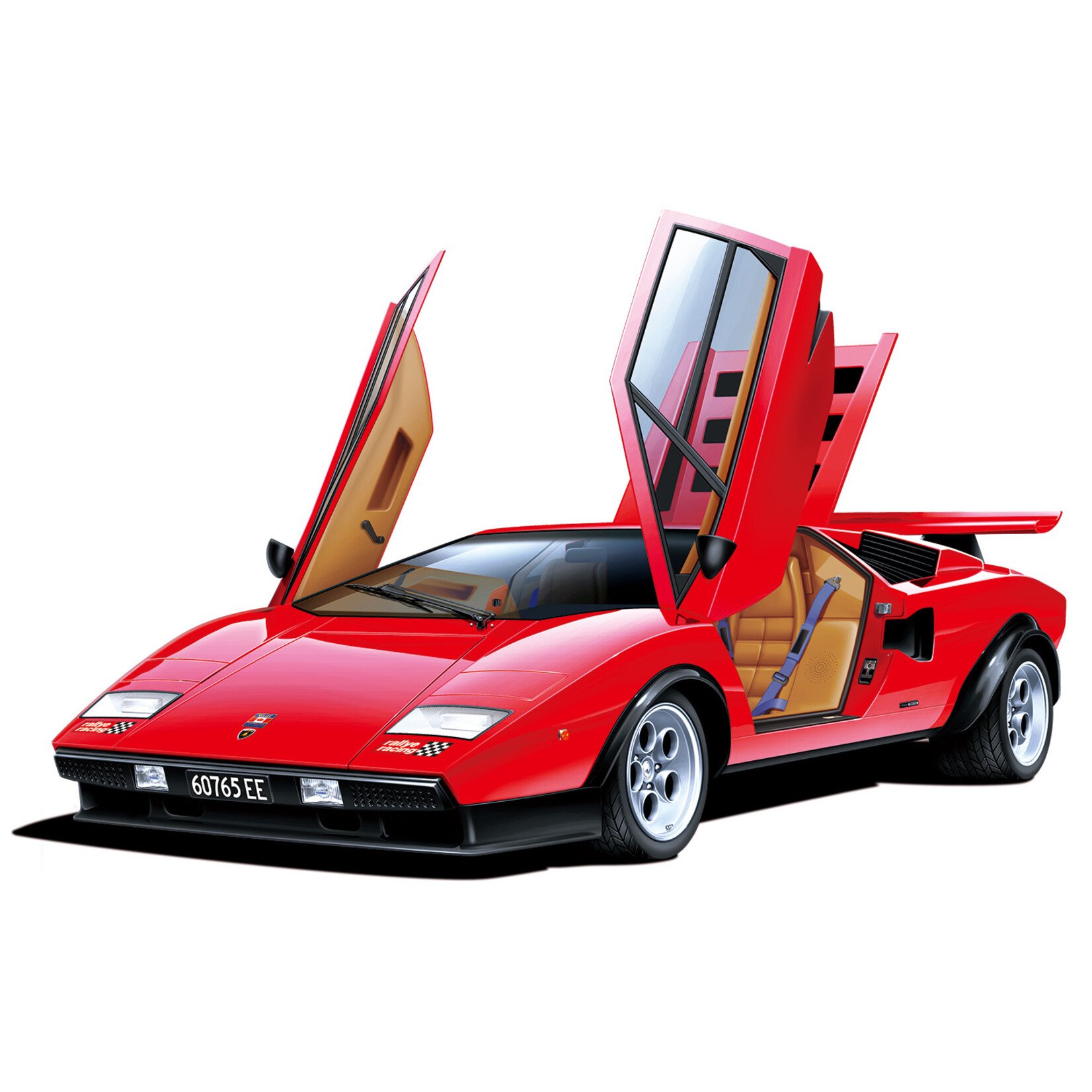 Aoshima 06336 - 1/24 '75 Wolf Countach Version 1