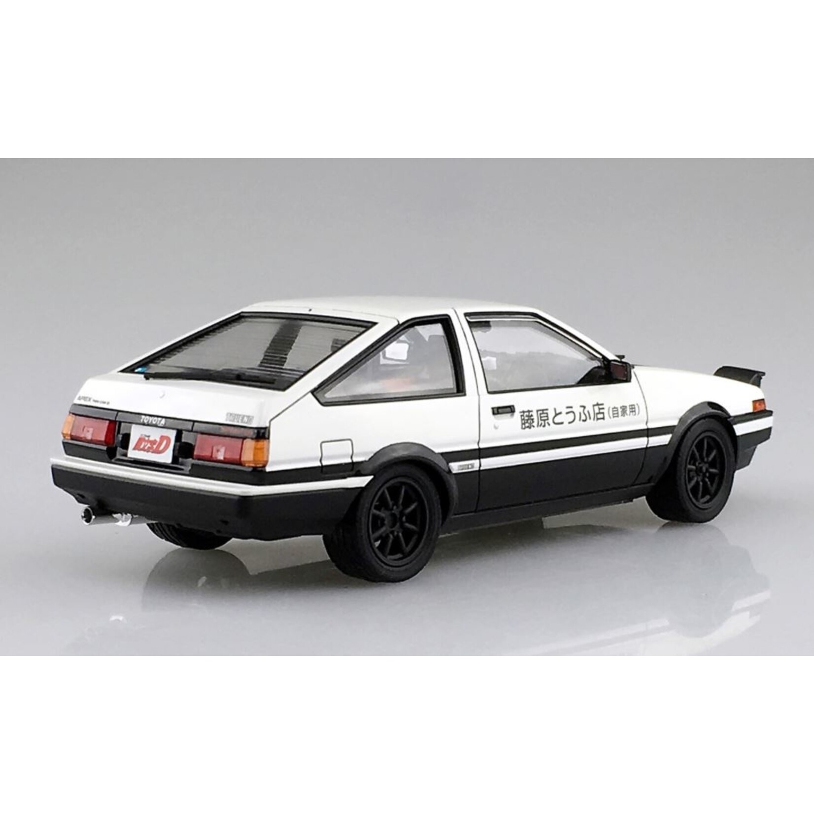 Aoshima Fujiwara Takumi AE86 Trueno [Project D Ver.] "Initial D" 1/24