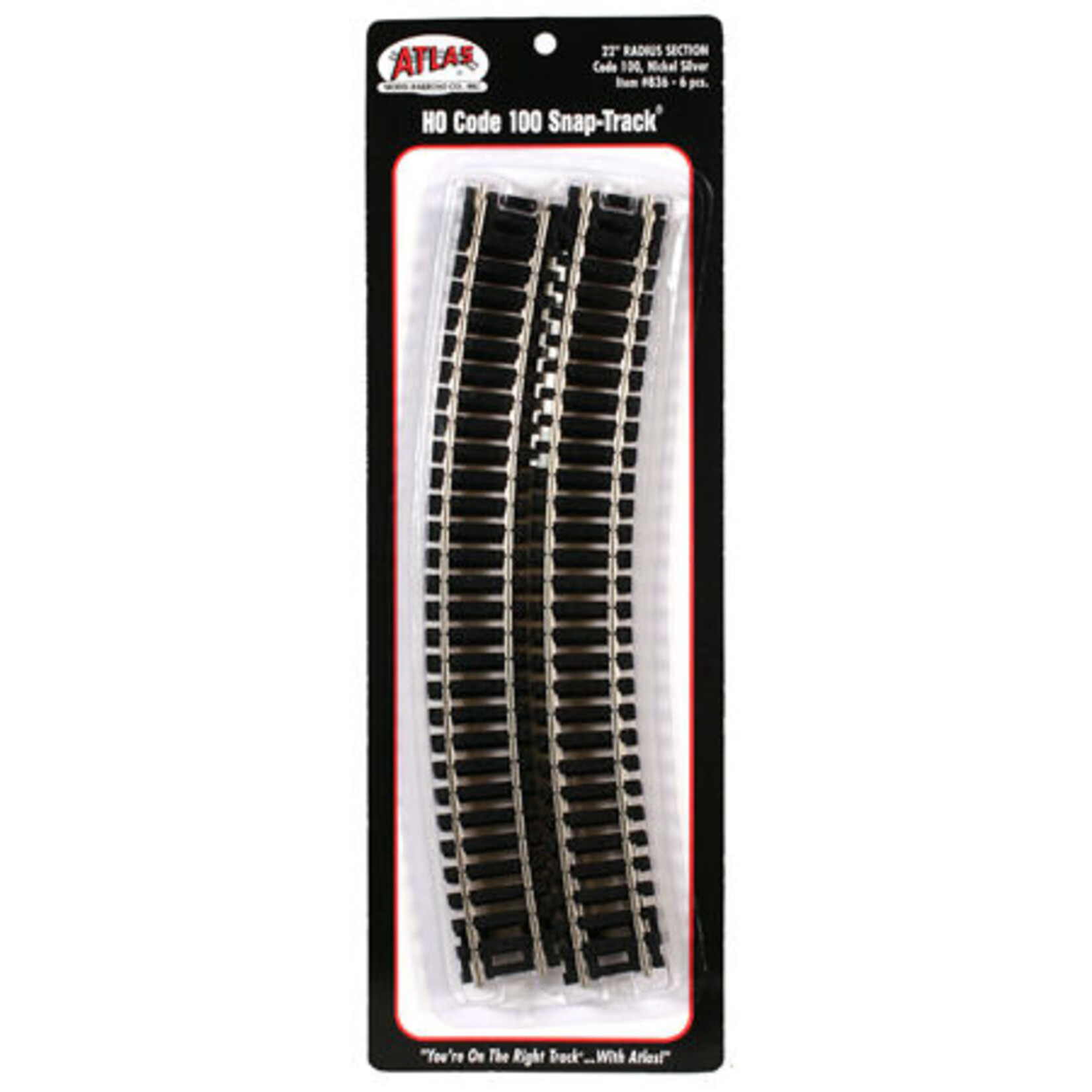 Atlas ATL836 - Code 100 22" Radius Curve (6)