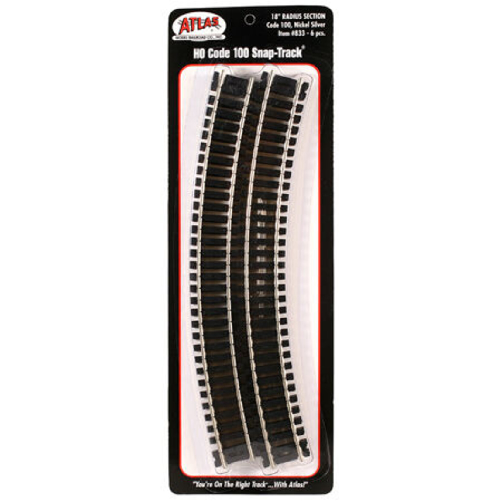 Atlas ATL833 - Code 100 18" Radius Curve (6)