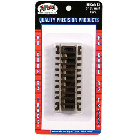 522 HO Code 83 3" Straight Section - 4 Piece