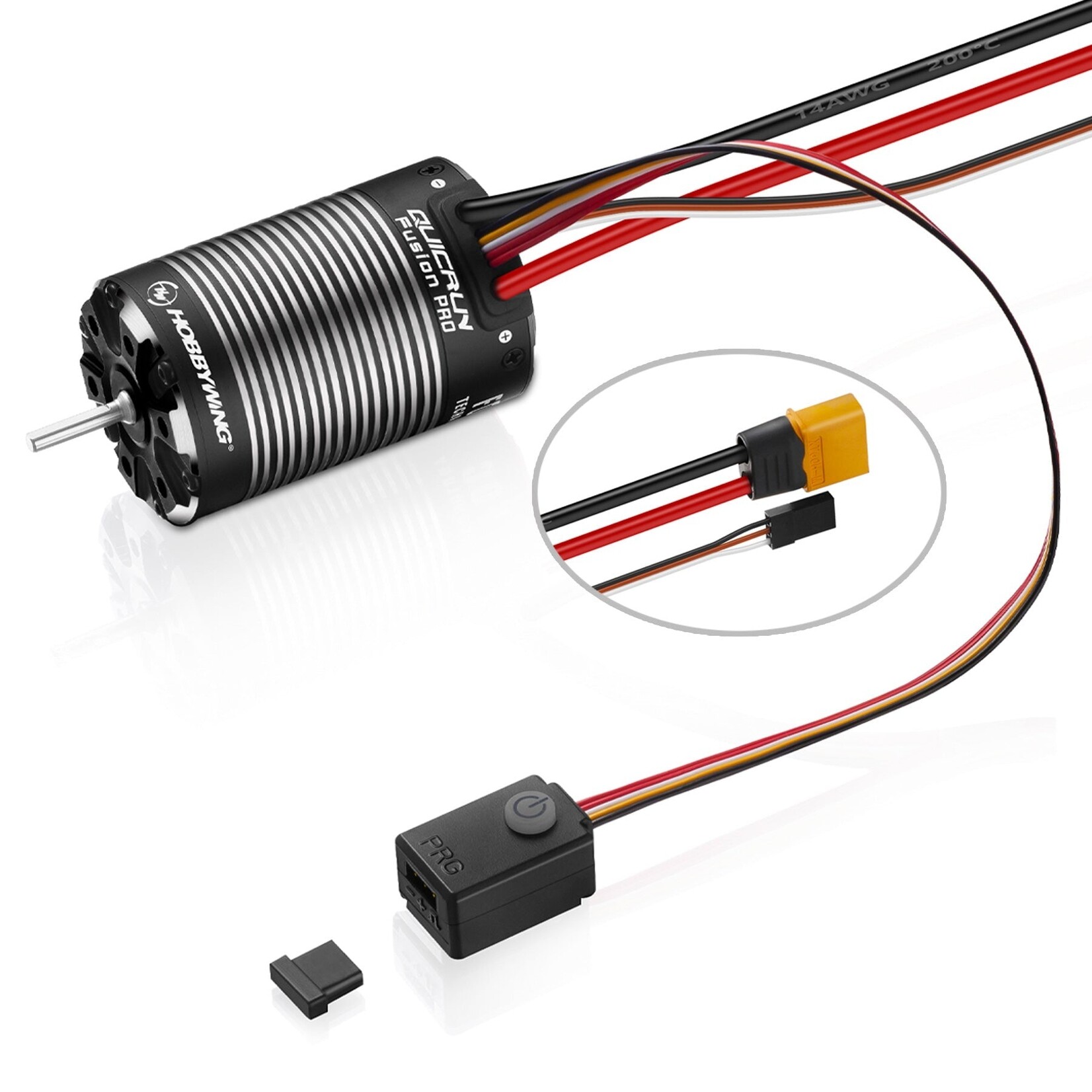HobbyWing QUICRUN Fusion PRO 2in1 FOC System (2300kv) - Hub