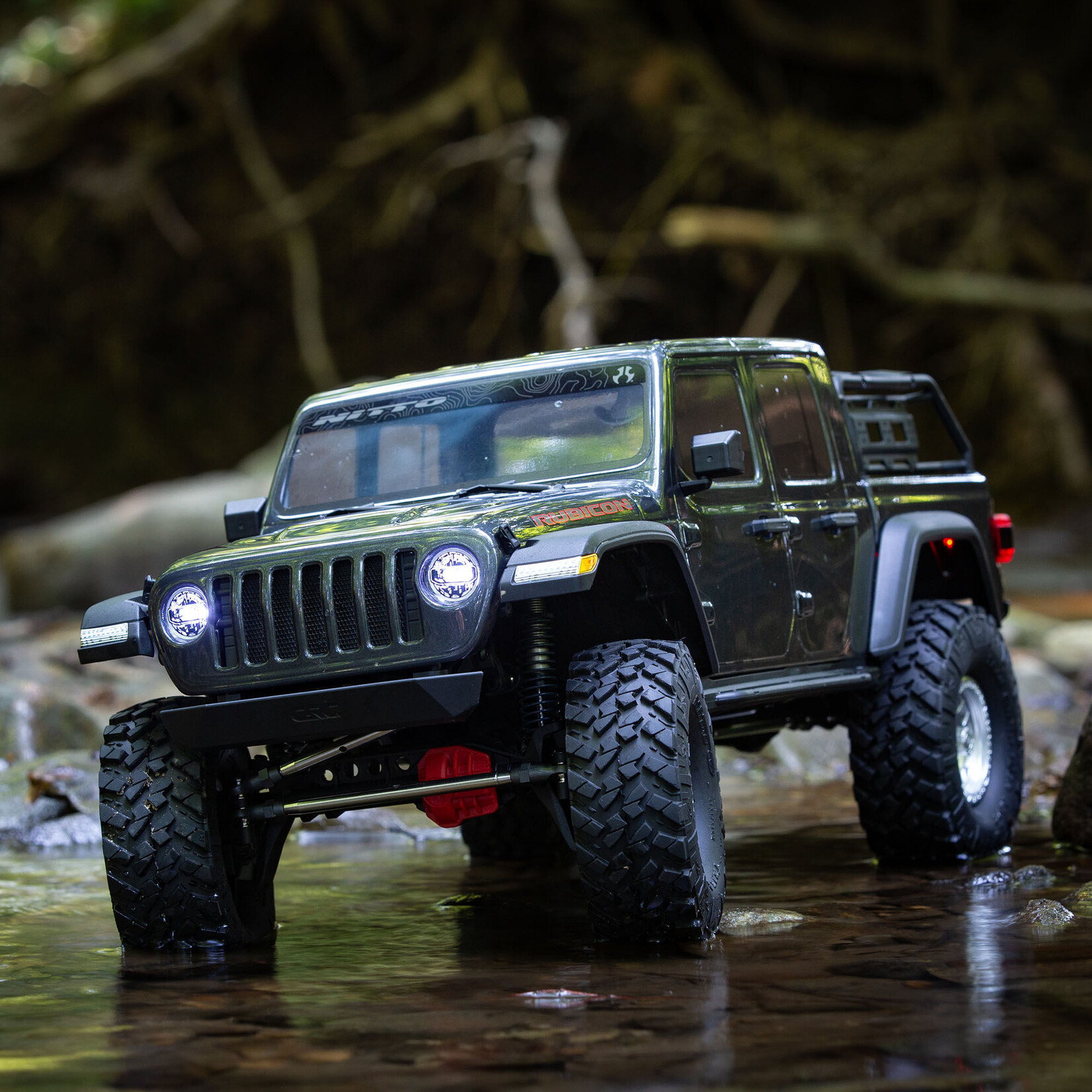 Axial 1/10 SCX10III Jeep JT Gladiator with Portals RTR - Gray