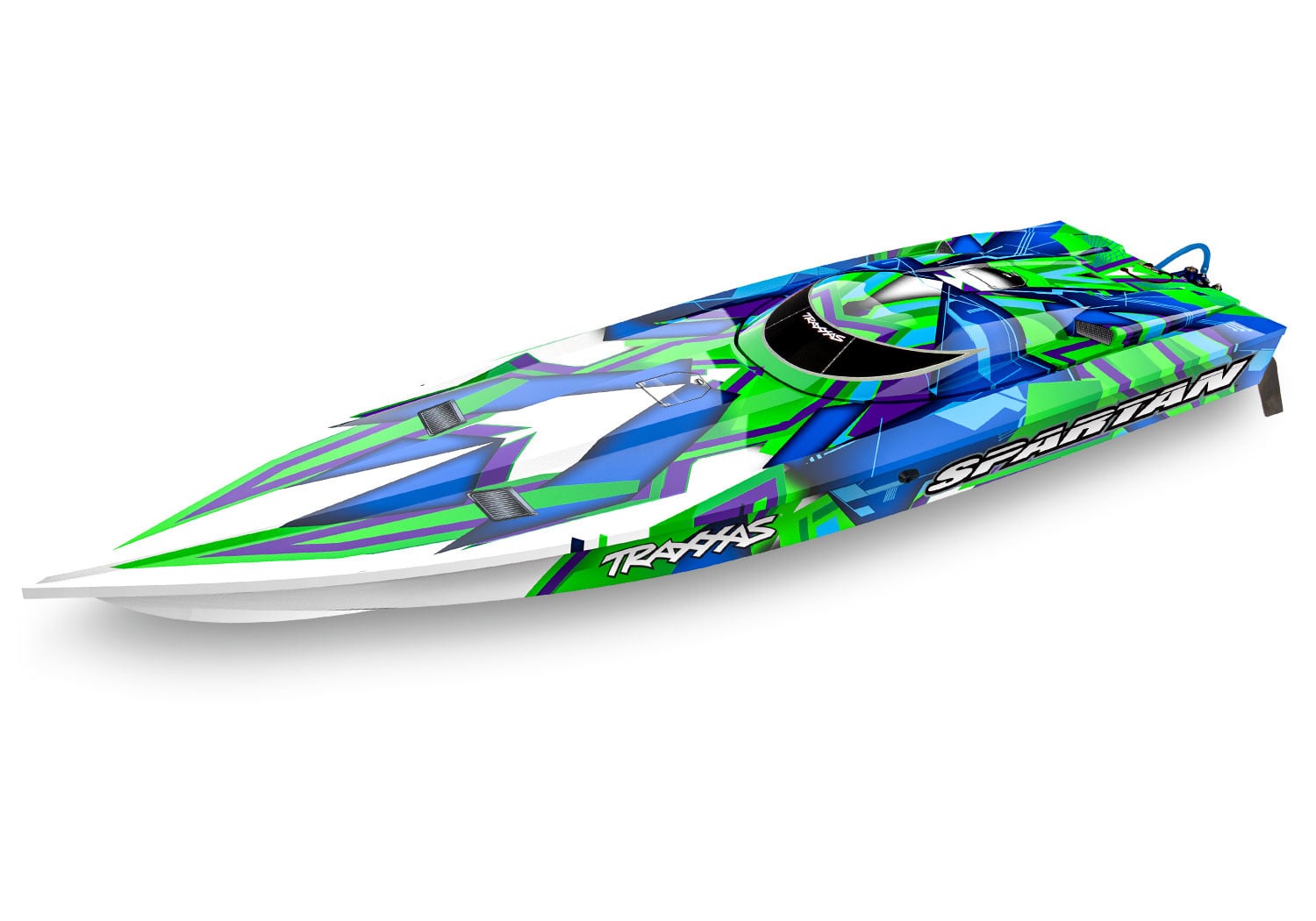 Spartan 36" Deep-V RTR Brushless Race Boat - Green 2022