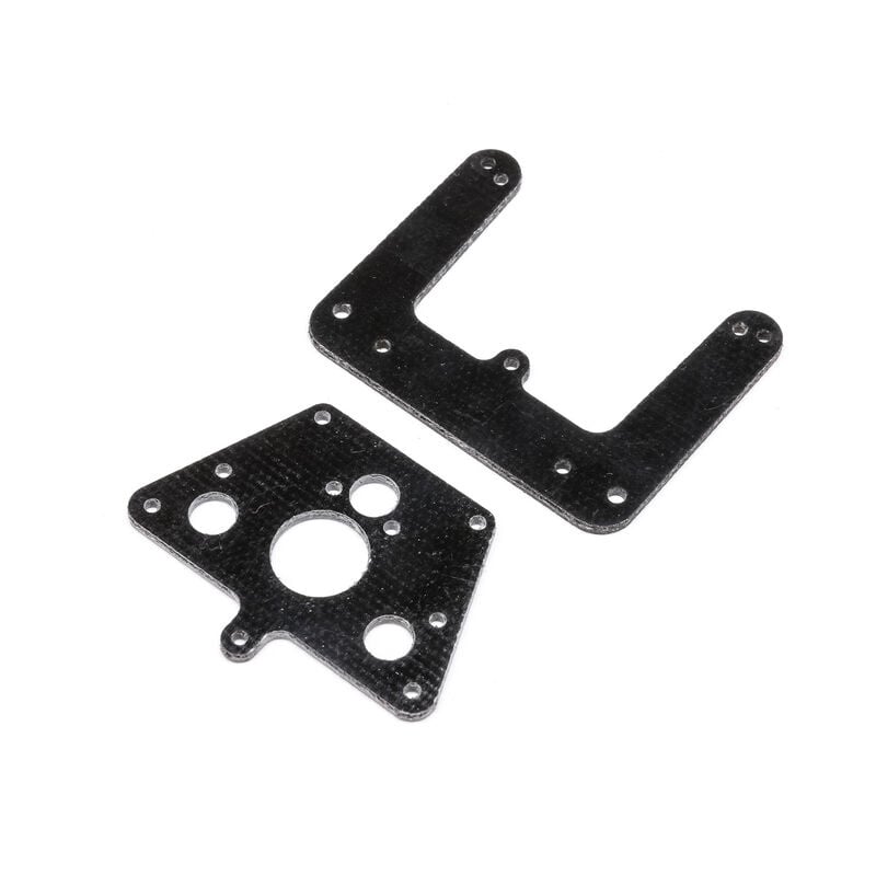 LOS214024 - Front & Rear Shock Towers: Mini JRX2