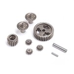 Losi LOS212026 - Diff & Transmission Gear Set: Mini JRX2
