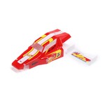 Losi LOS210026 - Body & Wing, Red: Mini JRX2