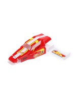 Losi LOS210026 - Body & Wing, Red: Mini JRX2