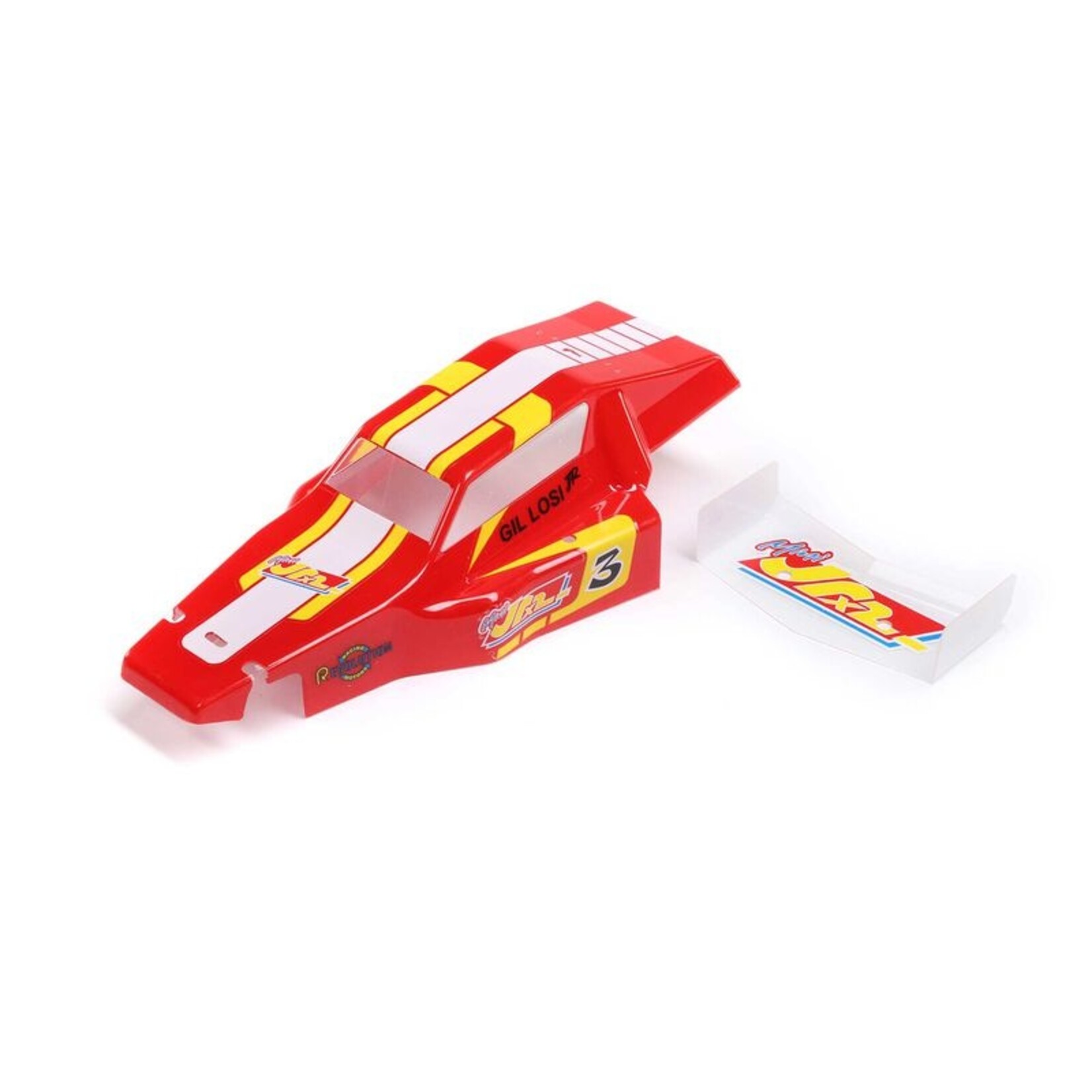 Losi LOS210026 - Body & Wing, Red: Mini JRX2